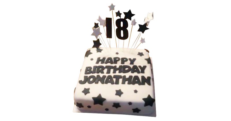 birthday party birthday cake for 18 year old boy