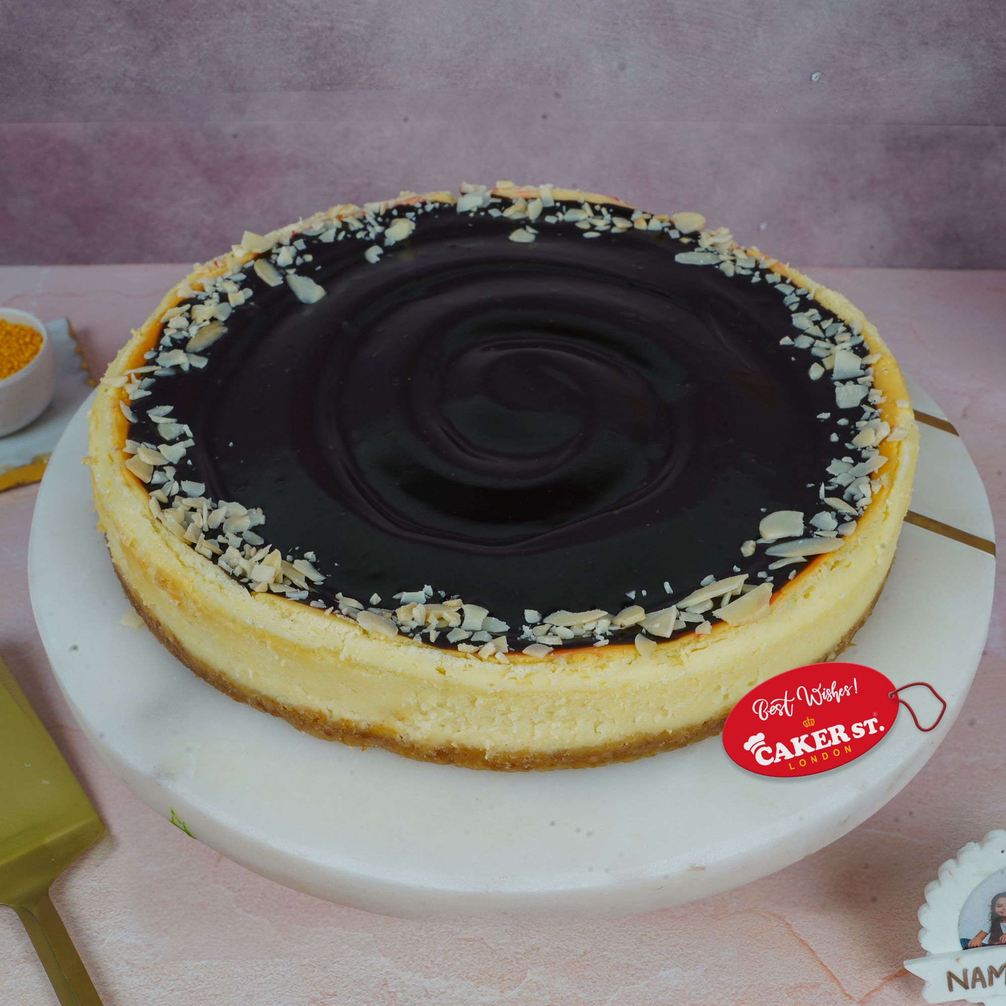 Best Wishes Chocolate Cheesecake for Celebrations