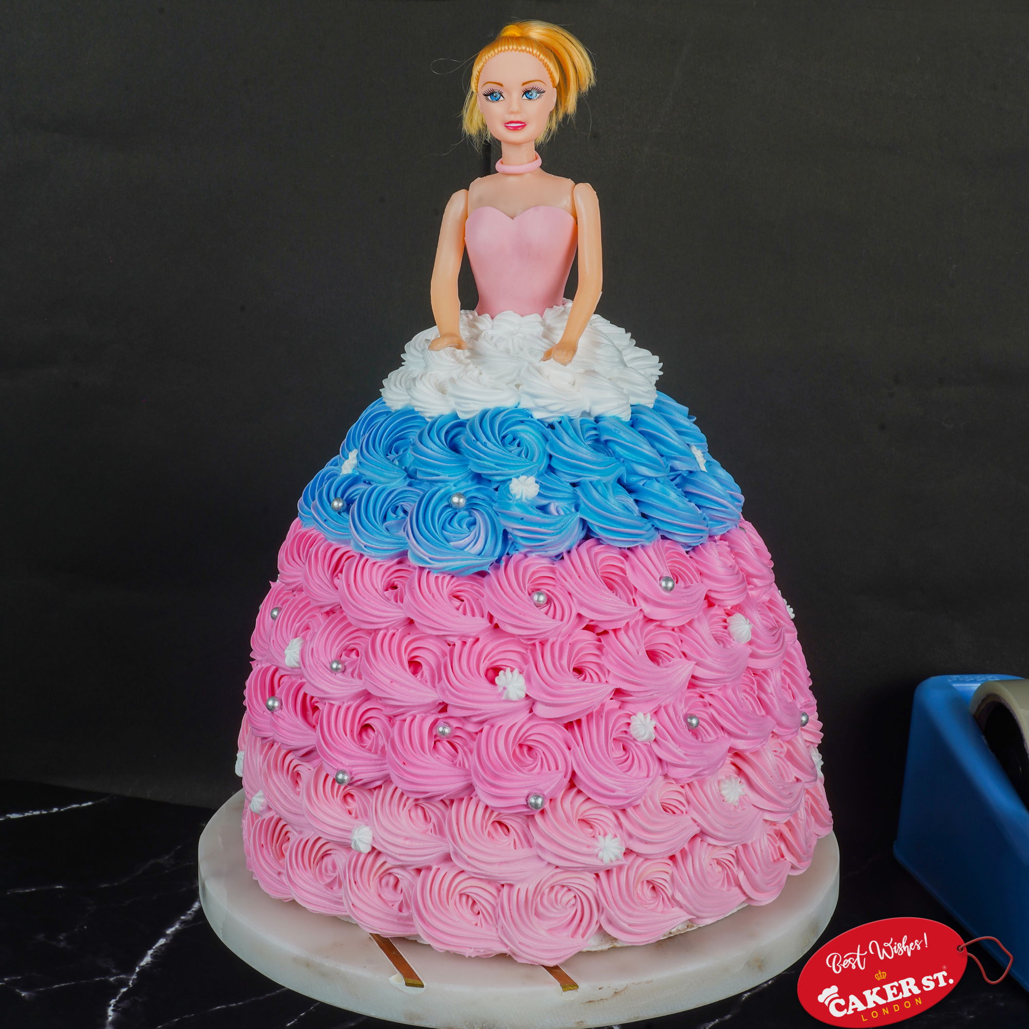 Doll Princess Birthday Cake for Girls