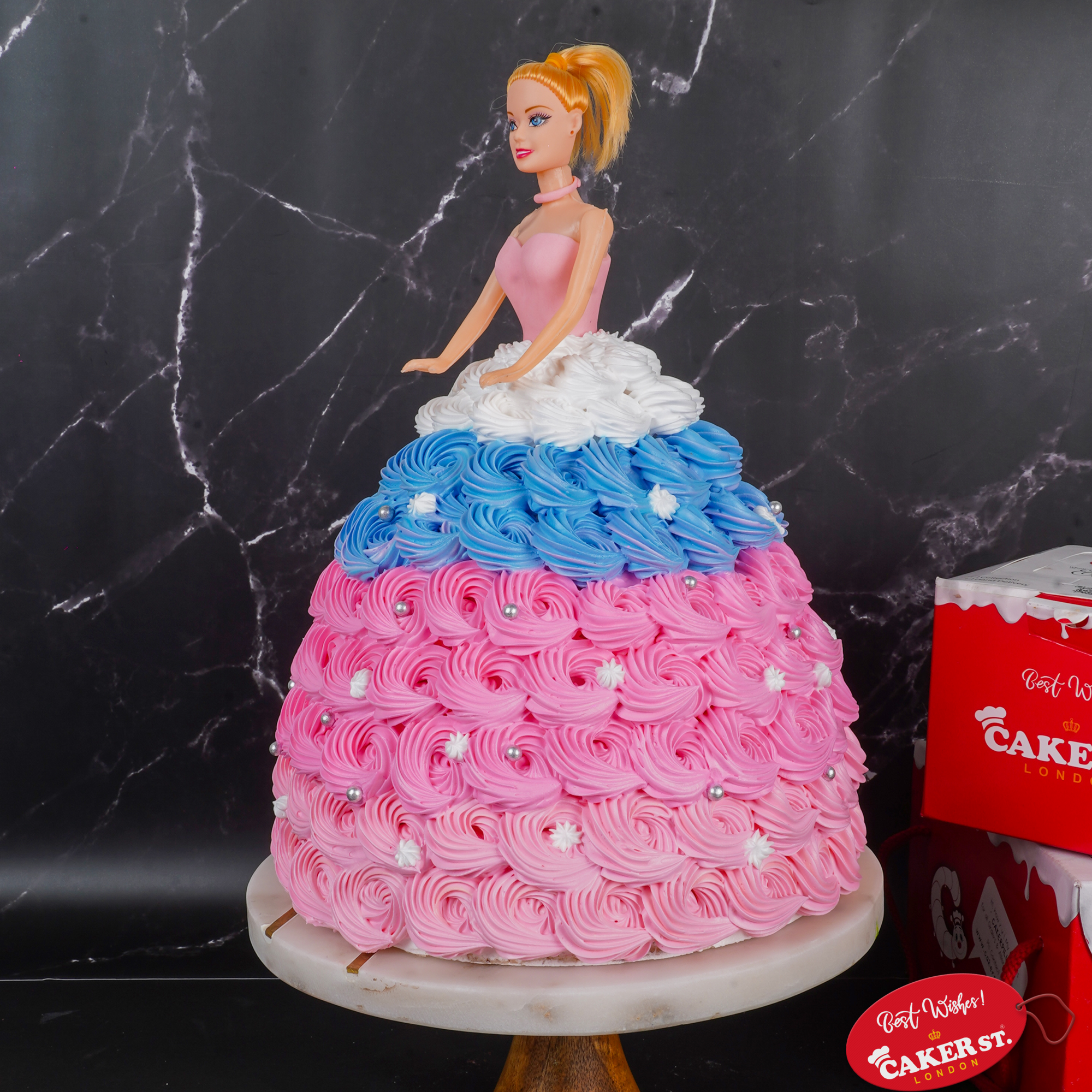Doll Princess Birthday Cake for Girls
