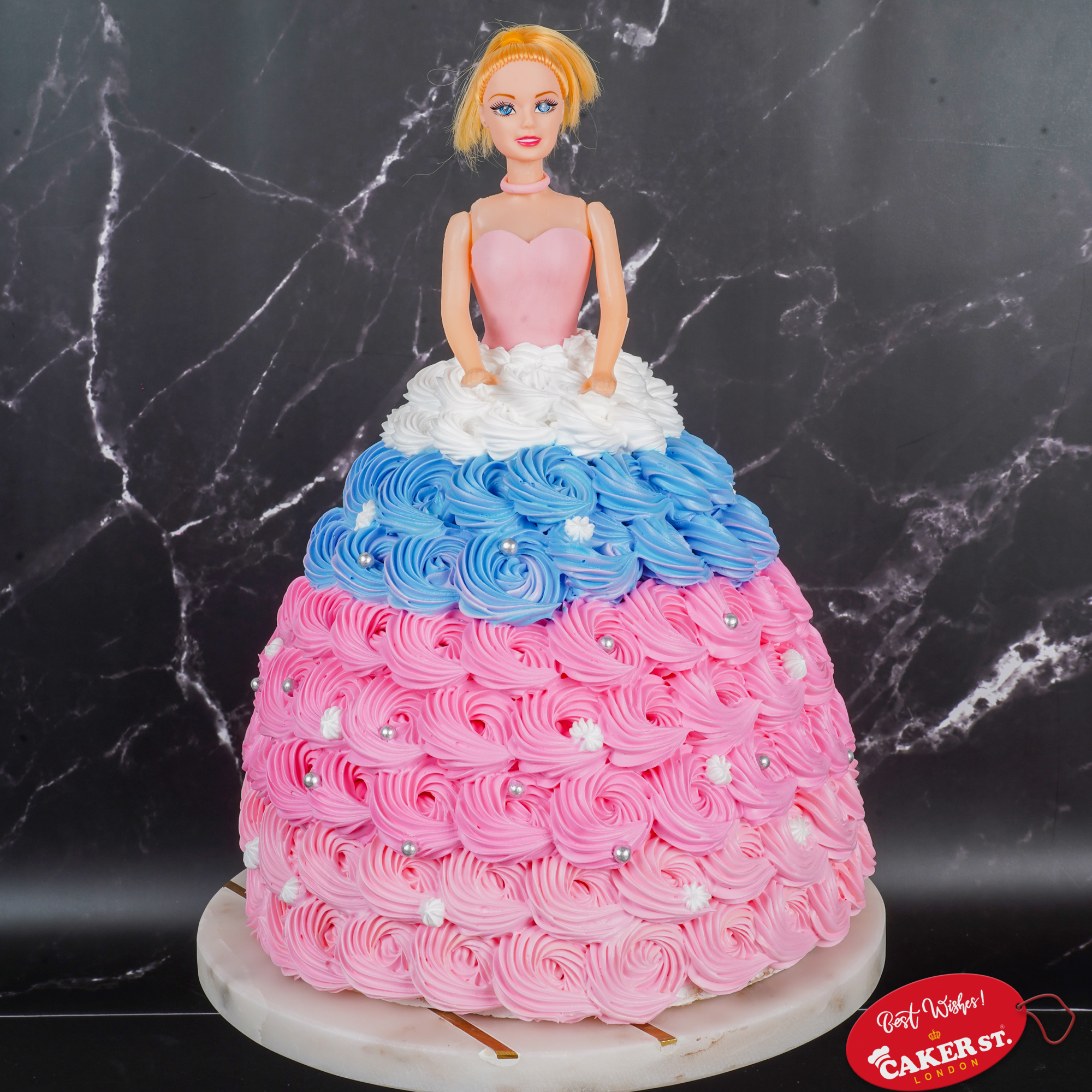 Doll Princess Birthday Cake for Girls