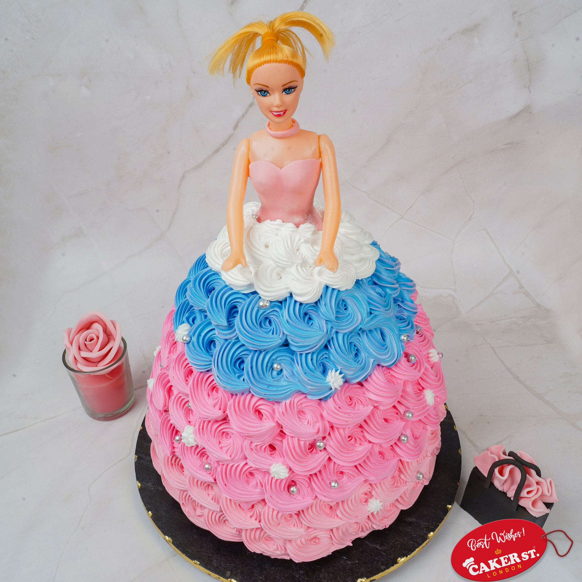 Doll Princess Birthday Cake for Girls
