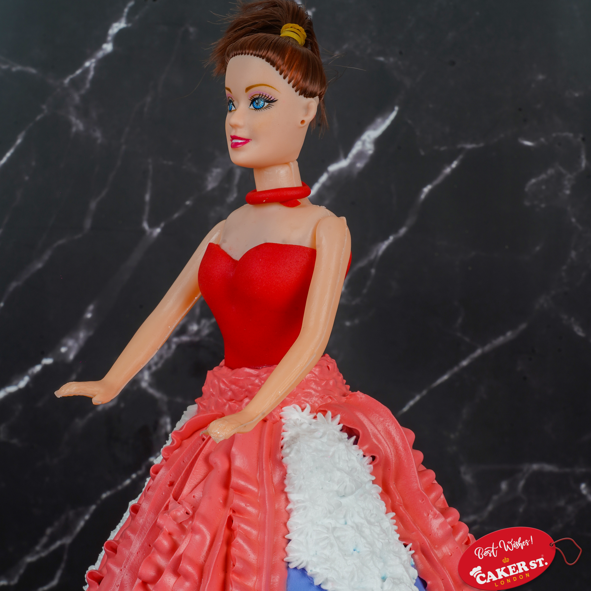 Barbie Doll Birthday Cake for Girls