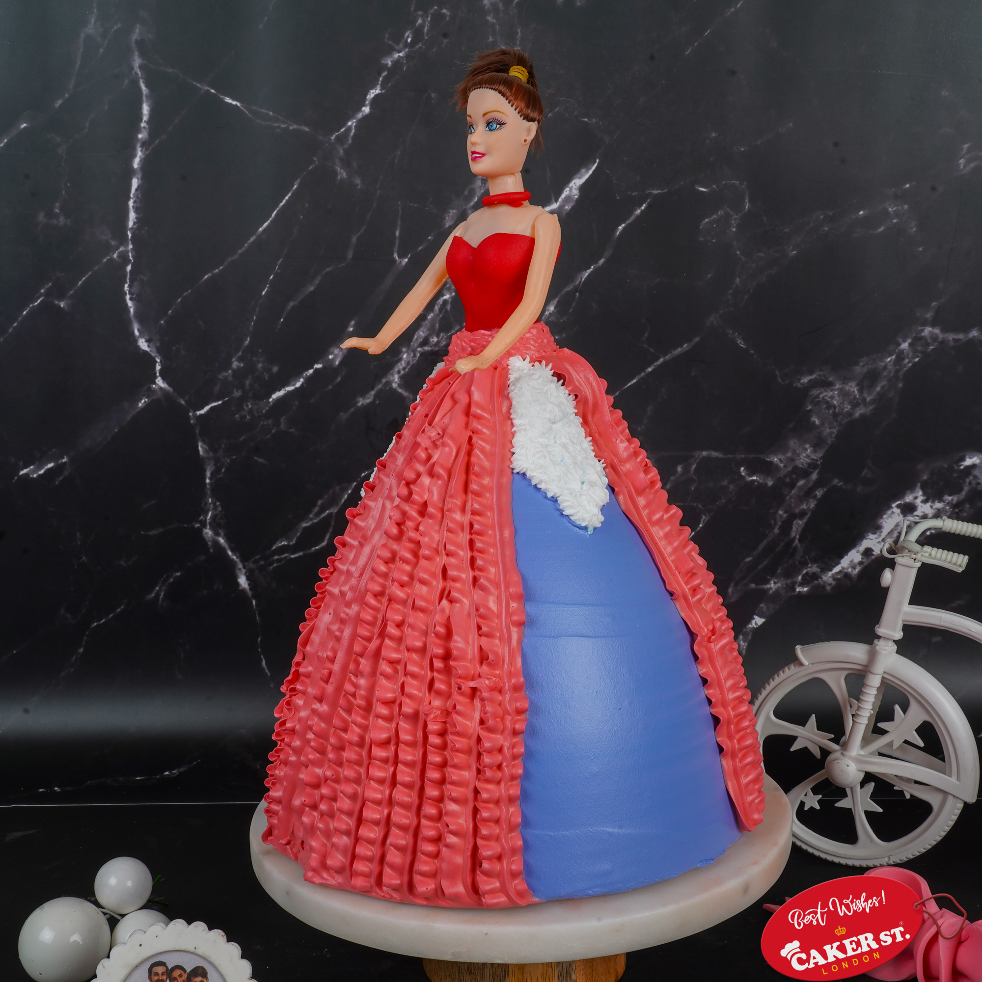 Barbie Doll Birthday Cake for Girls