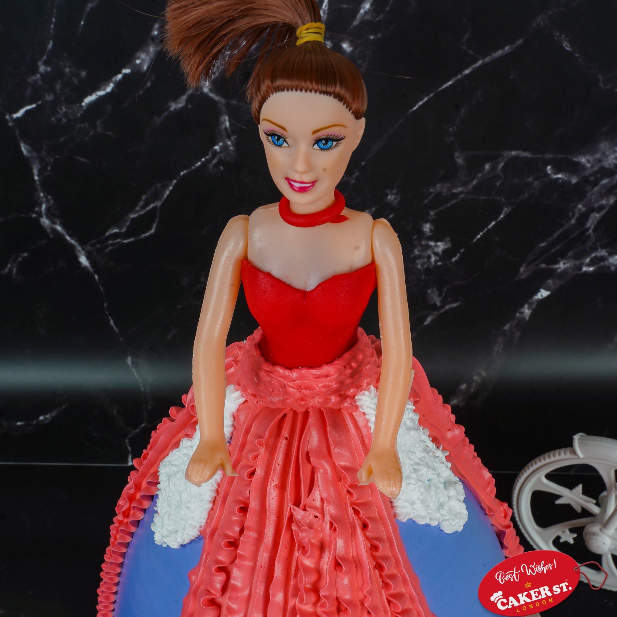 Barbie Doll Birthday Cake for Girls