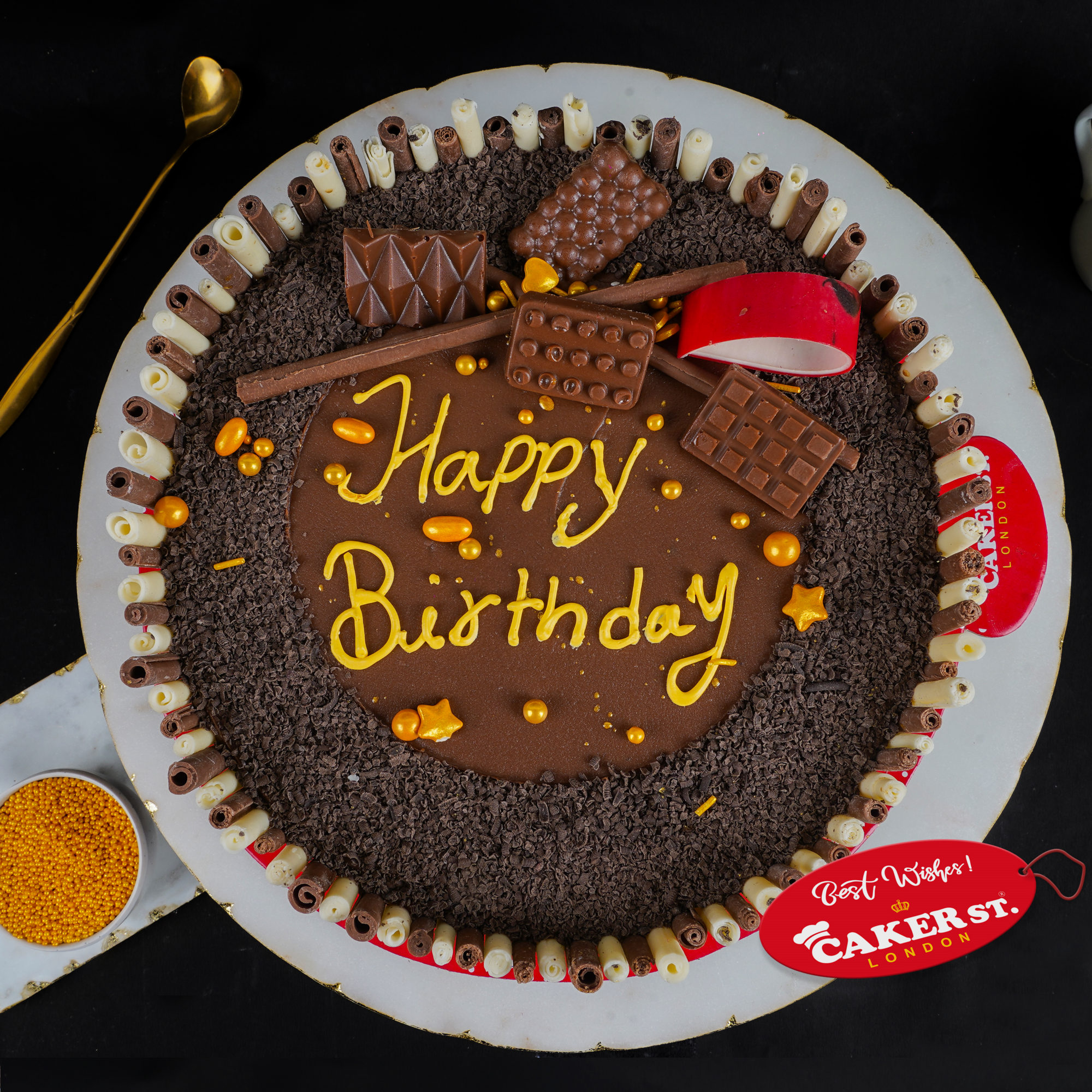 Chocolate Indulgence Birthday Cake