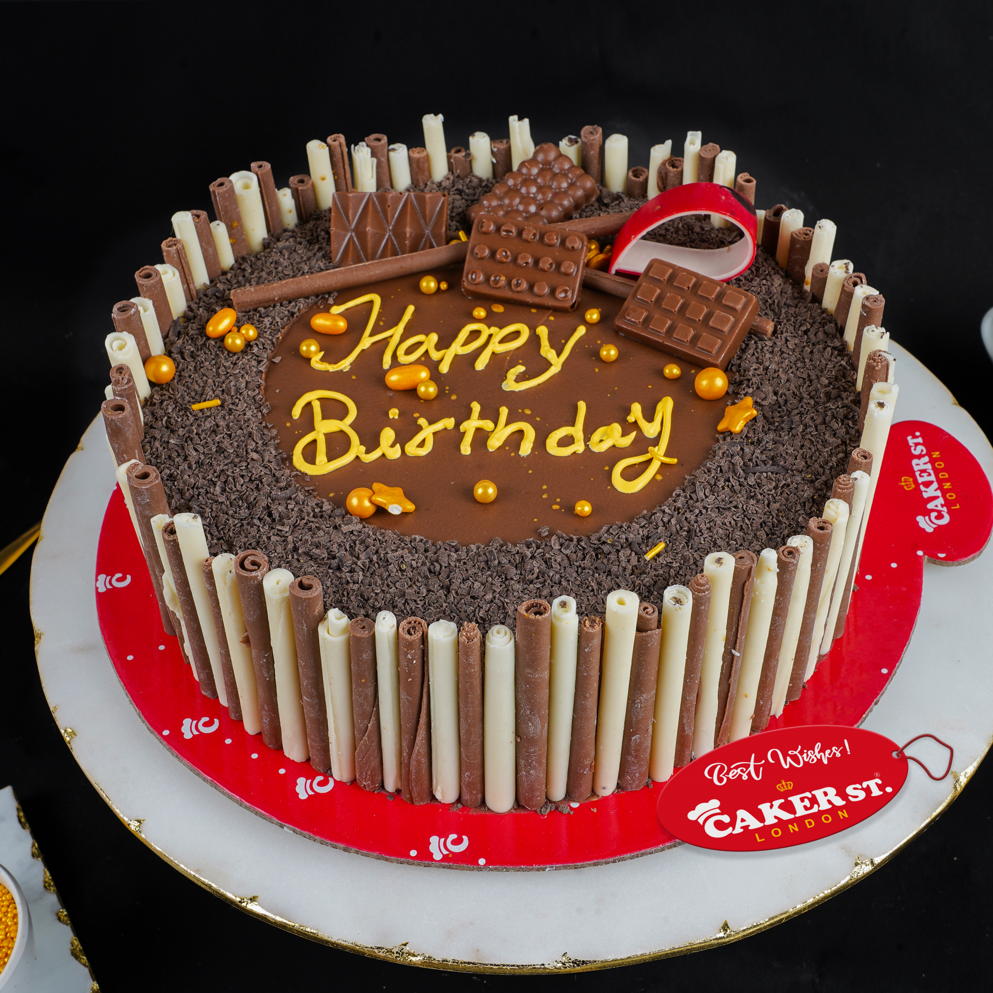 Chocolate Indulgence Birthday Cake