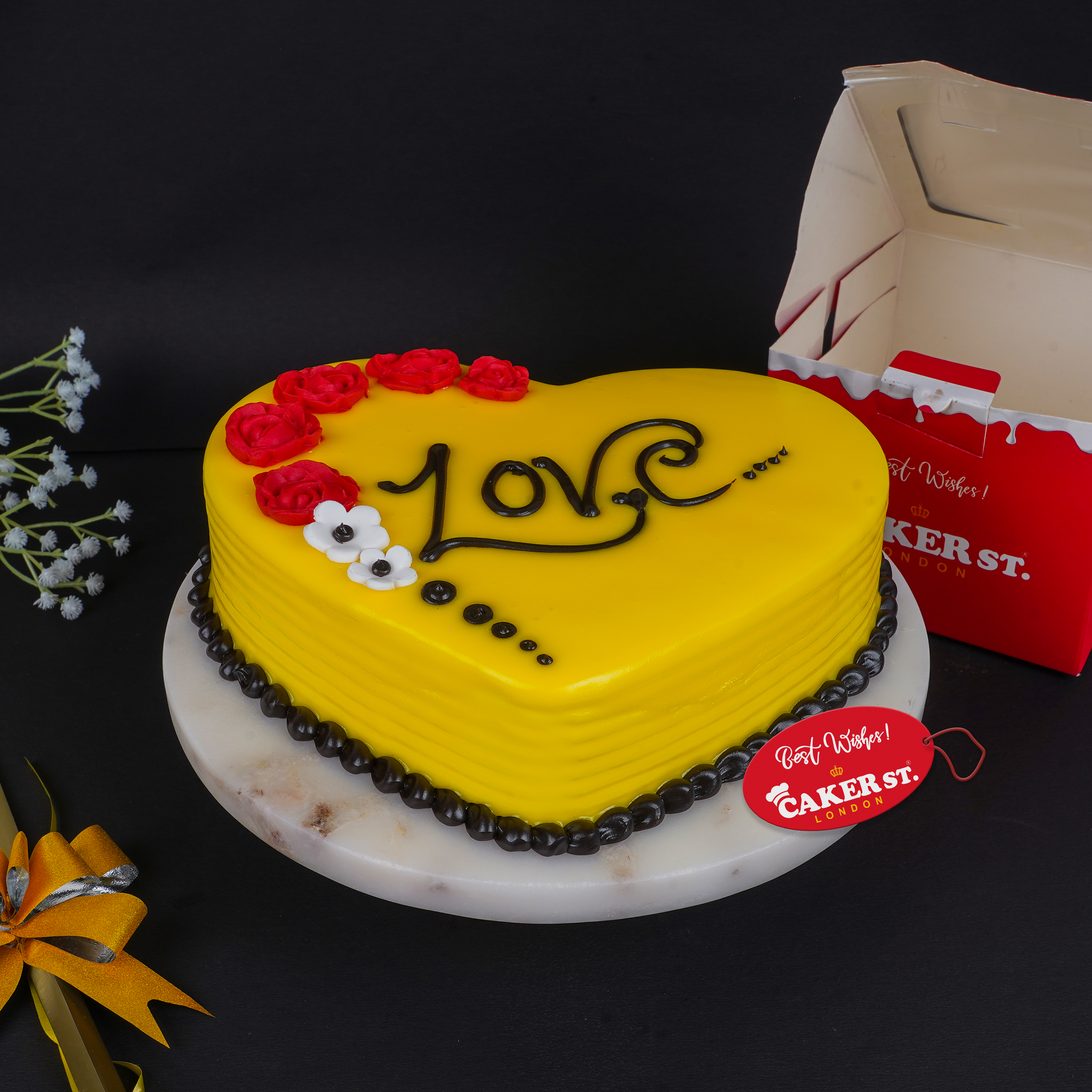 Heart Shaped Love Cake