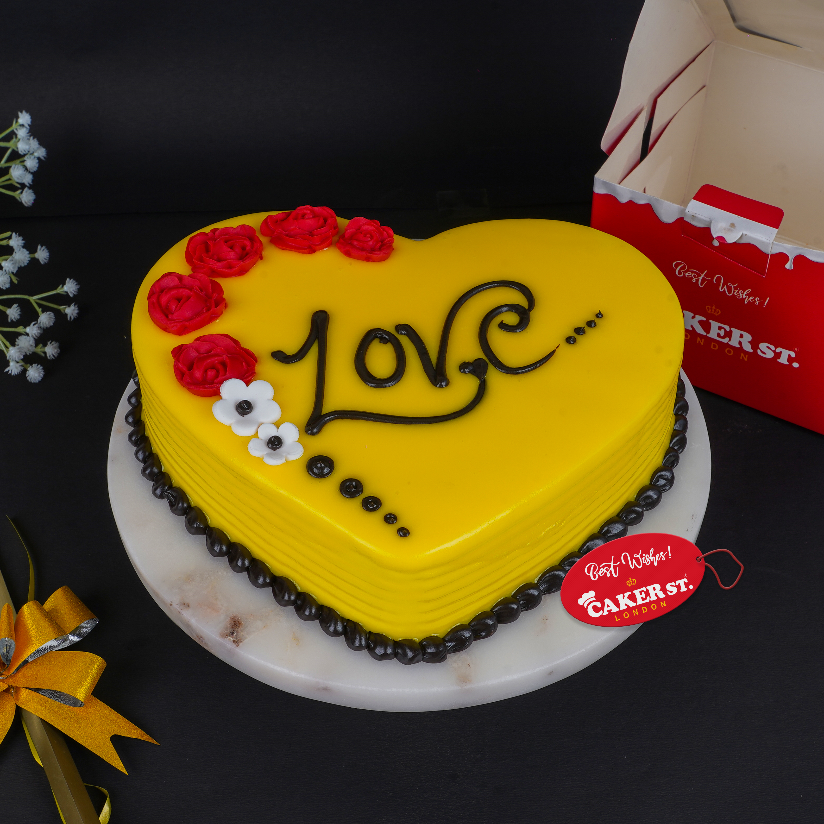 Heart Shaped Love Cake