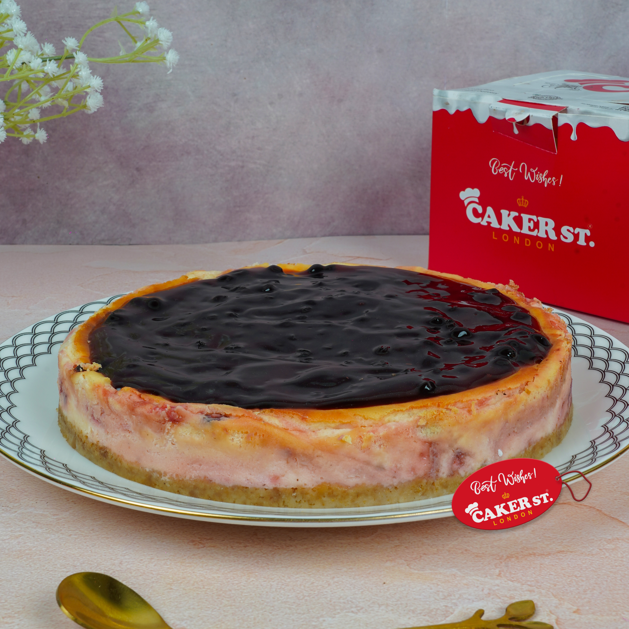 Berry Cheesecake Birthday Cake