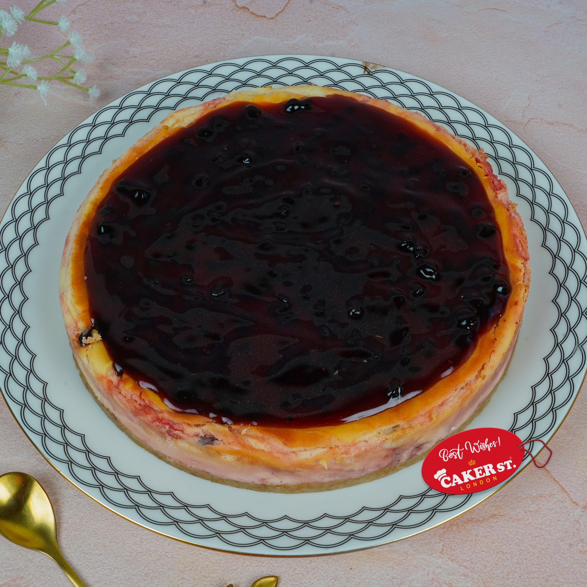 Berry Cheesecake Birthday Cake