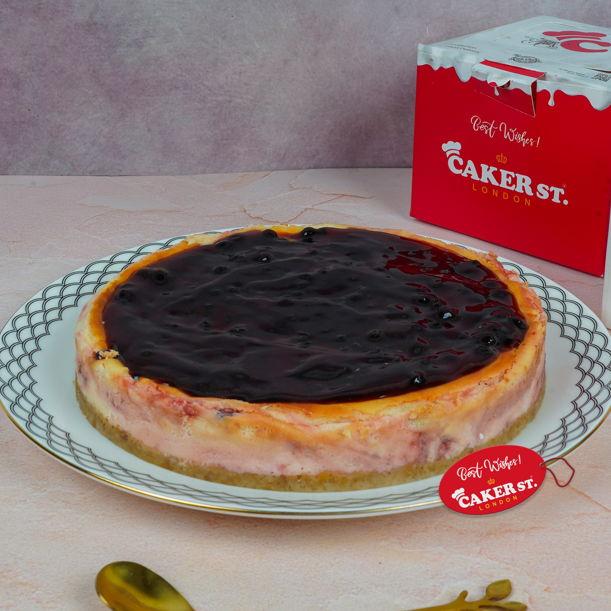 Berry Cheesecake Birthday Cake