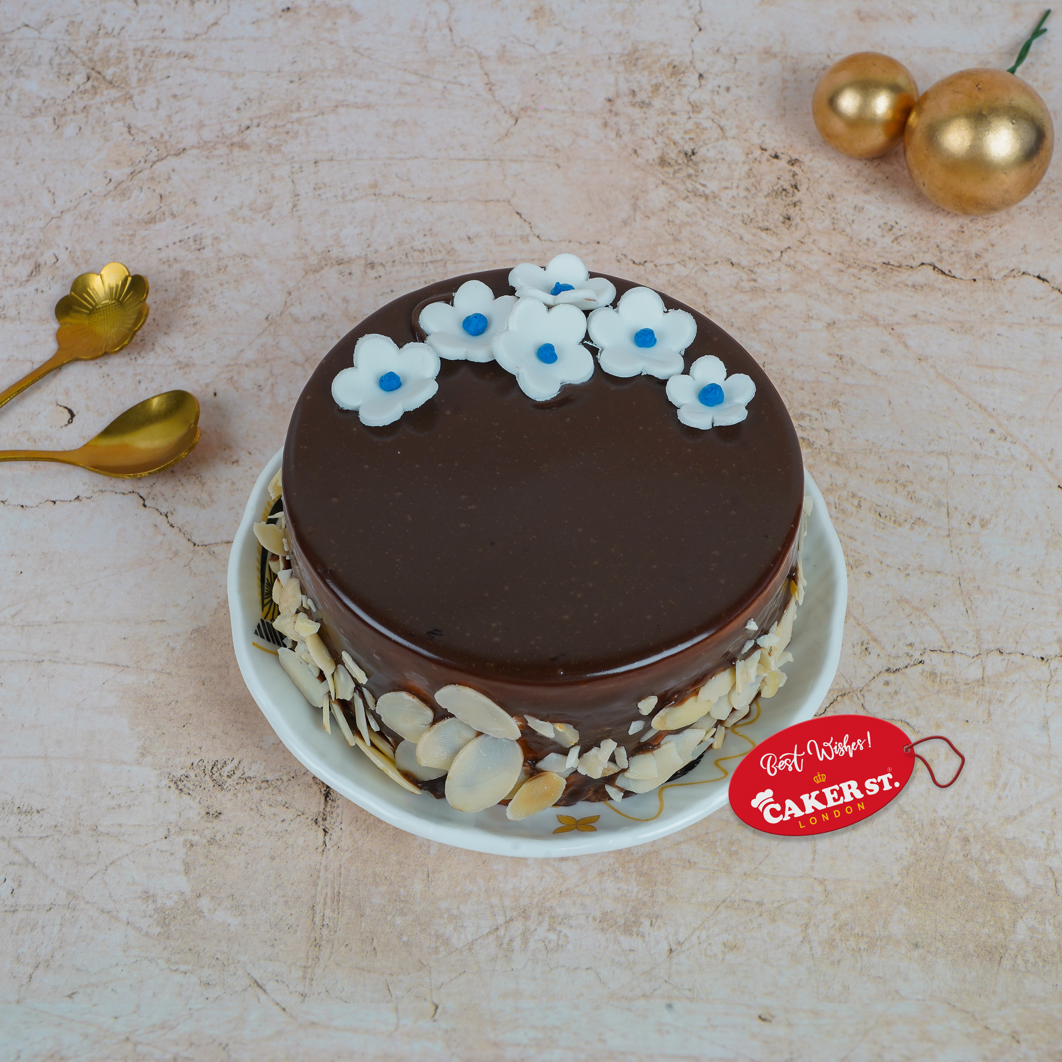 Chocolate Floral Celebration Cake