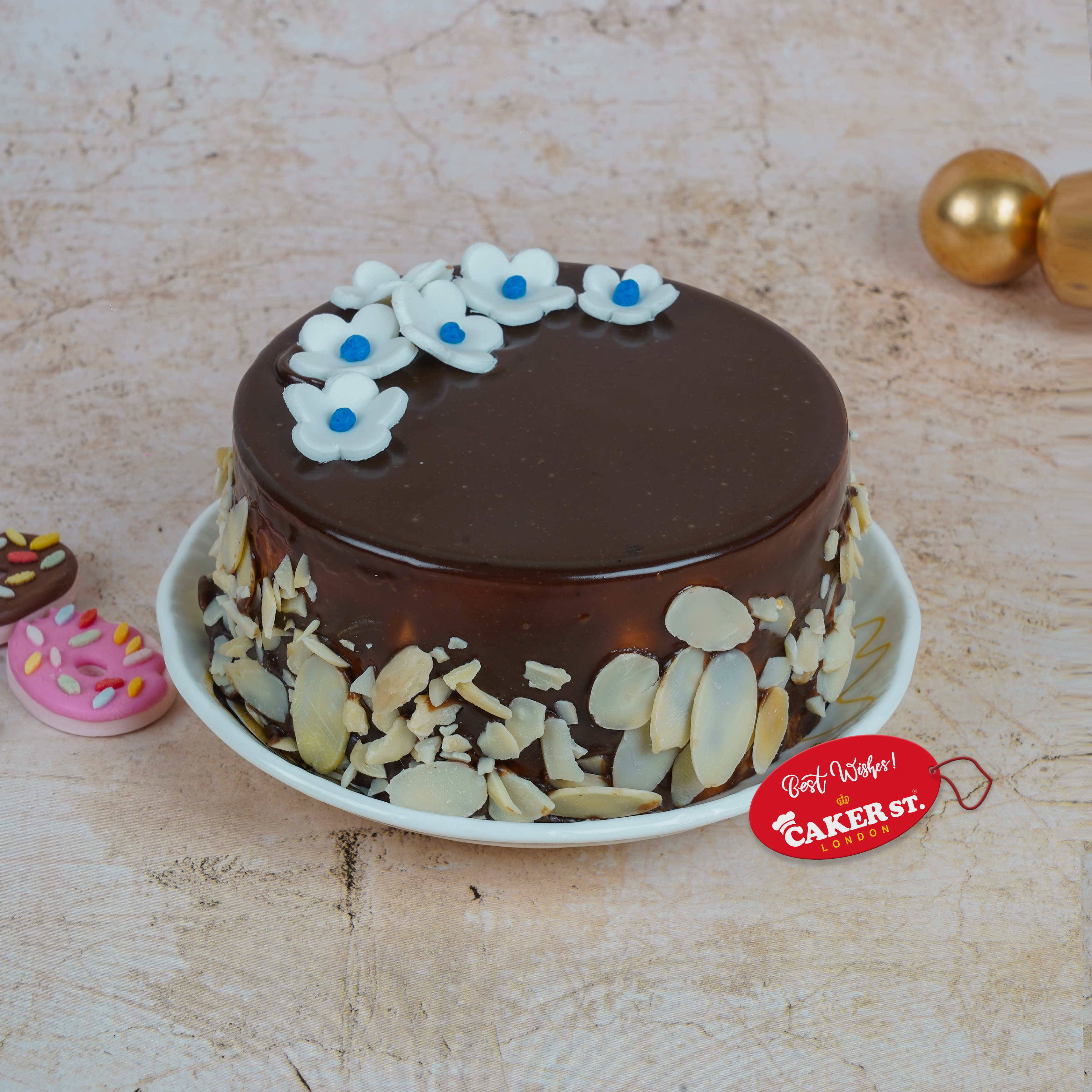 Chocolate Floral Celebration Cake