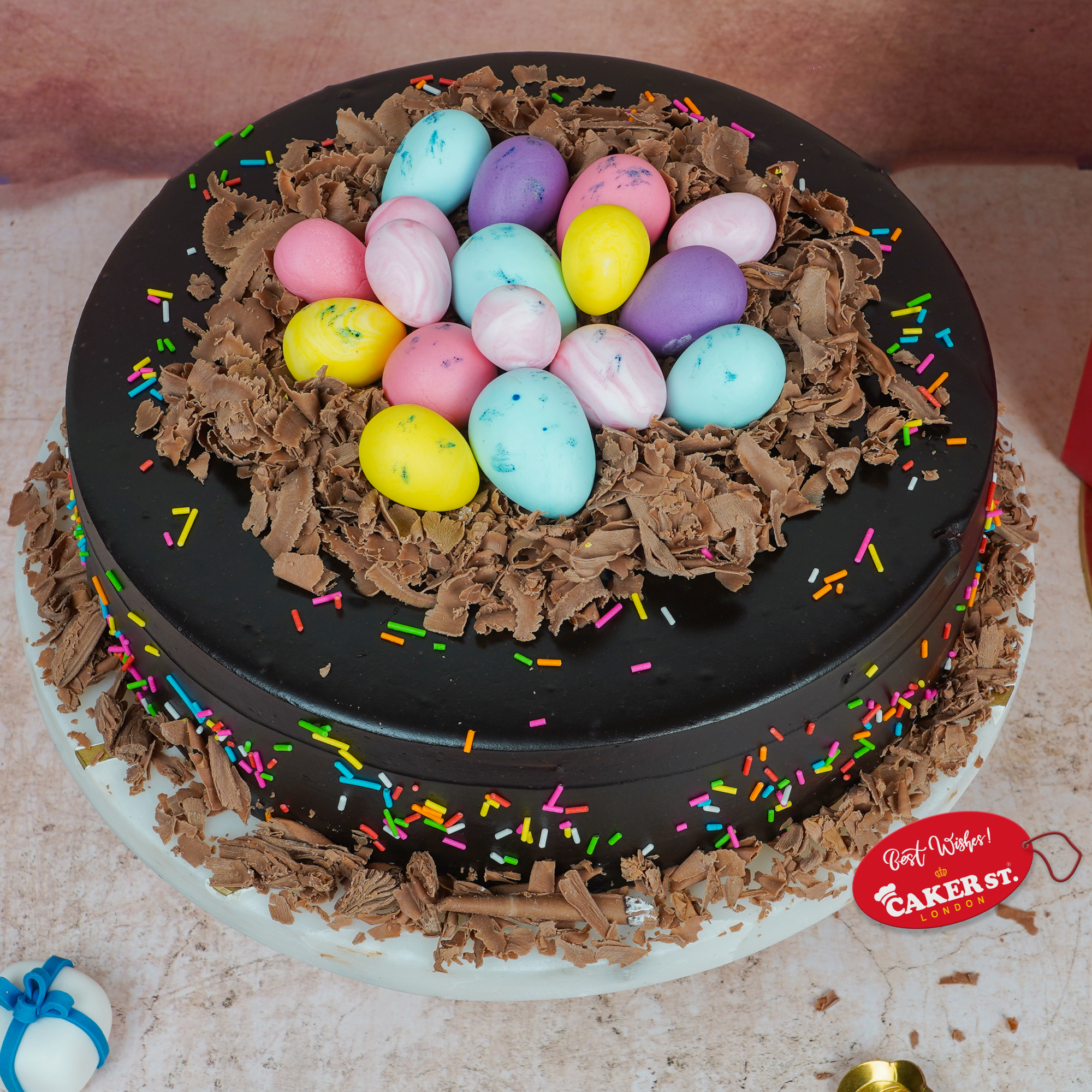 Chocolate Easter Nest Cake