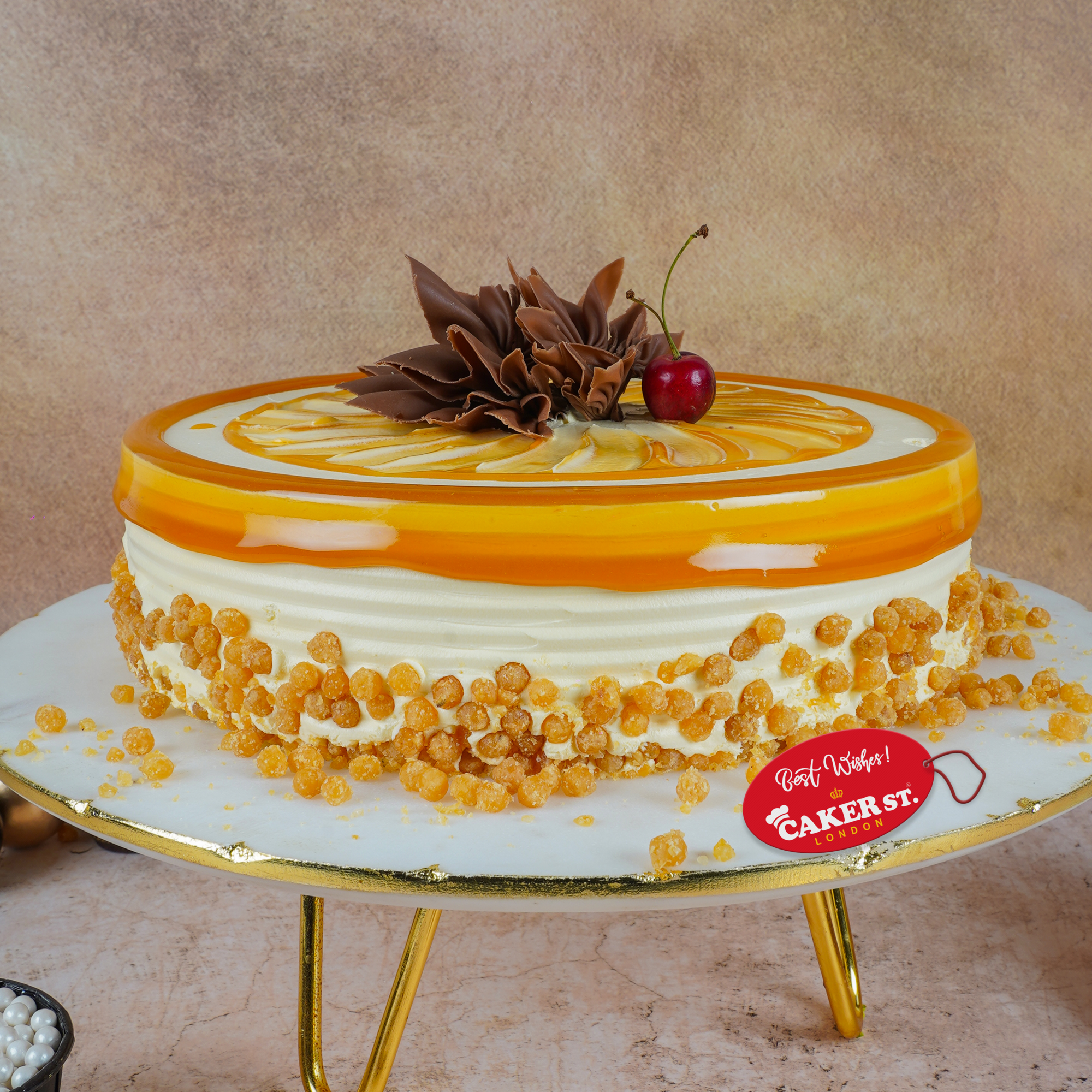 Designer Chocolate & Glaze Birthday Cake