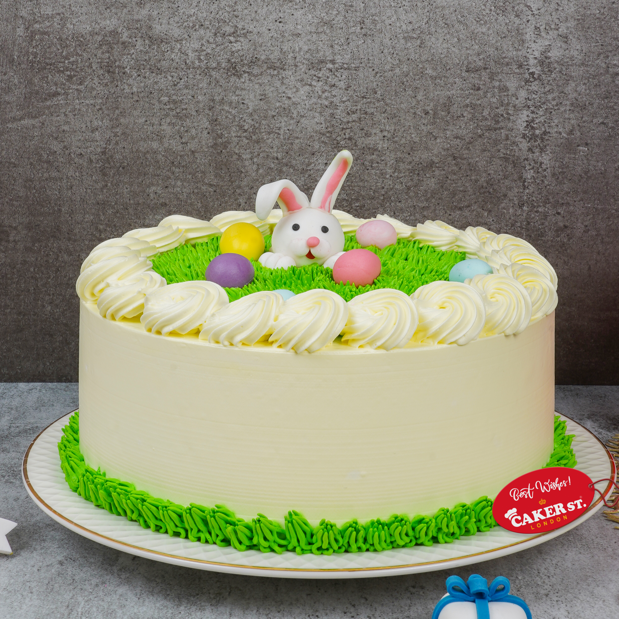 Easter Bunny & Eggs Celebration Cake