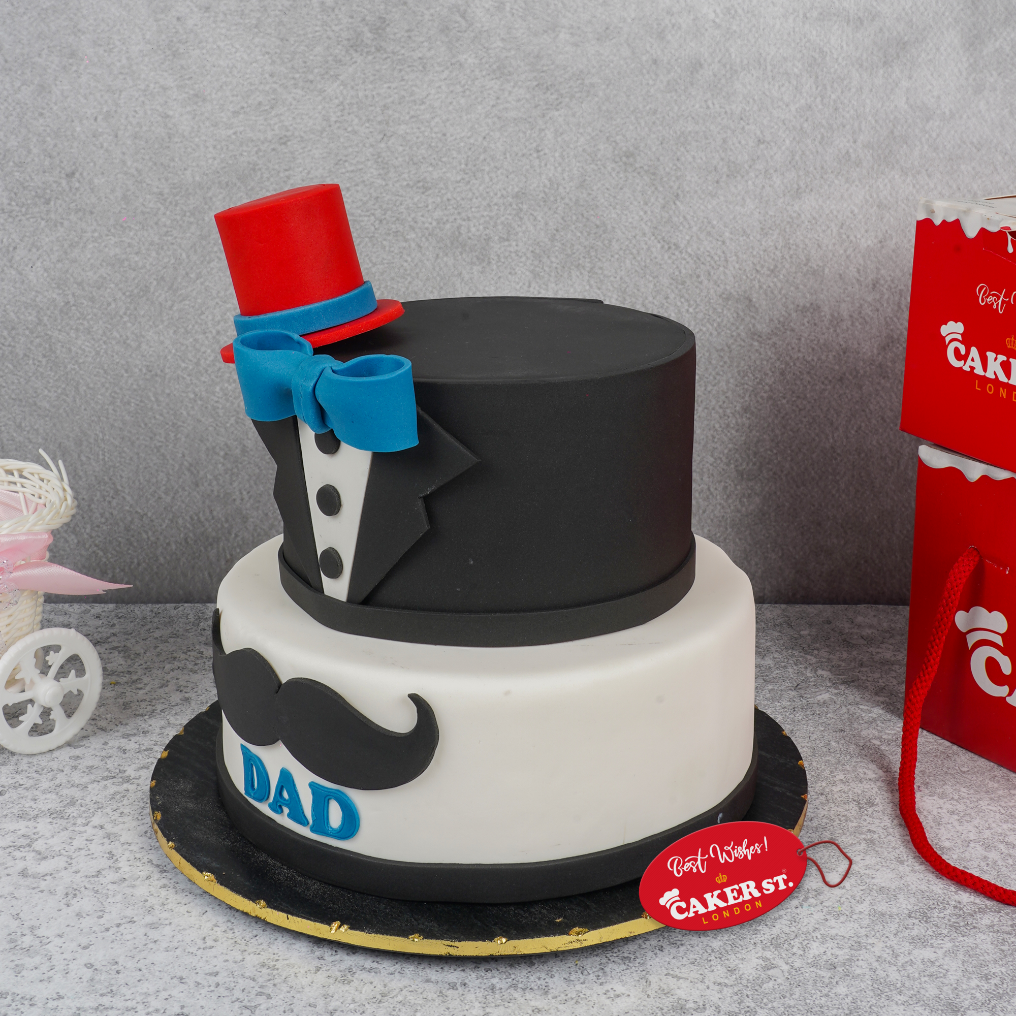 Gentleman's Tuxedo Birthday Cake