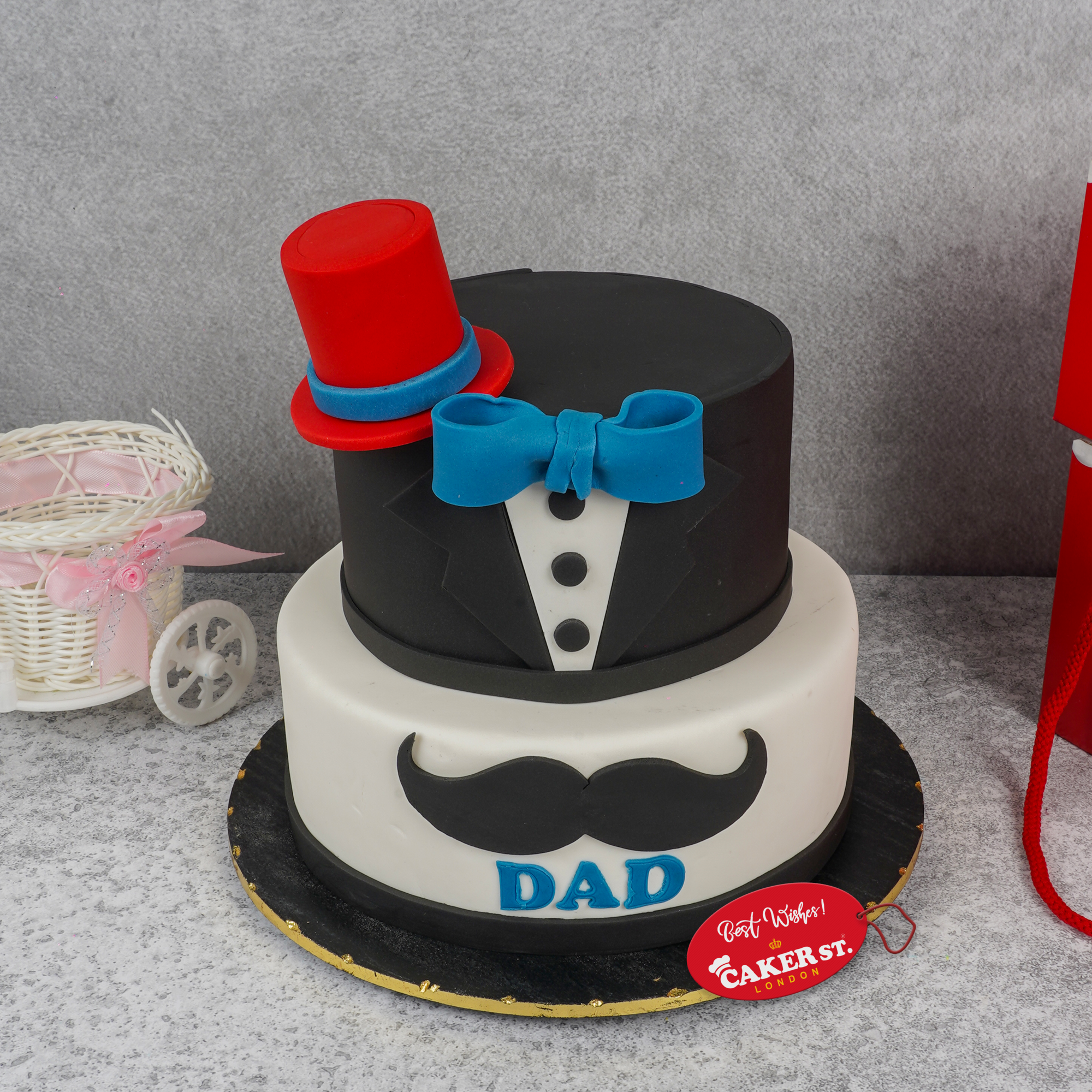 Gentleman's Tuxedo Birthday Cake