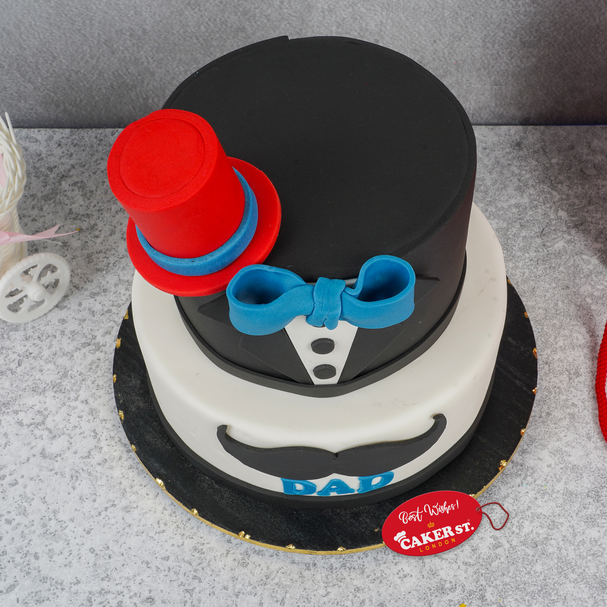 Gentleman's Tuxedo Birthday Cake