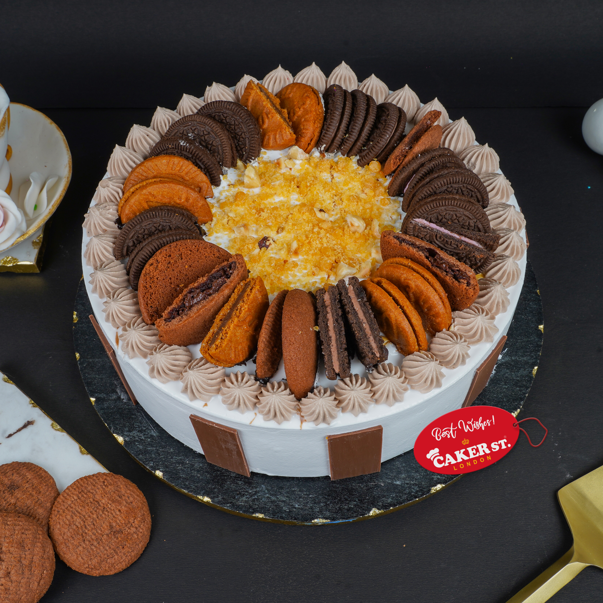 Cookie Delight Birthday Cake