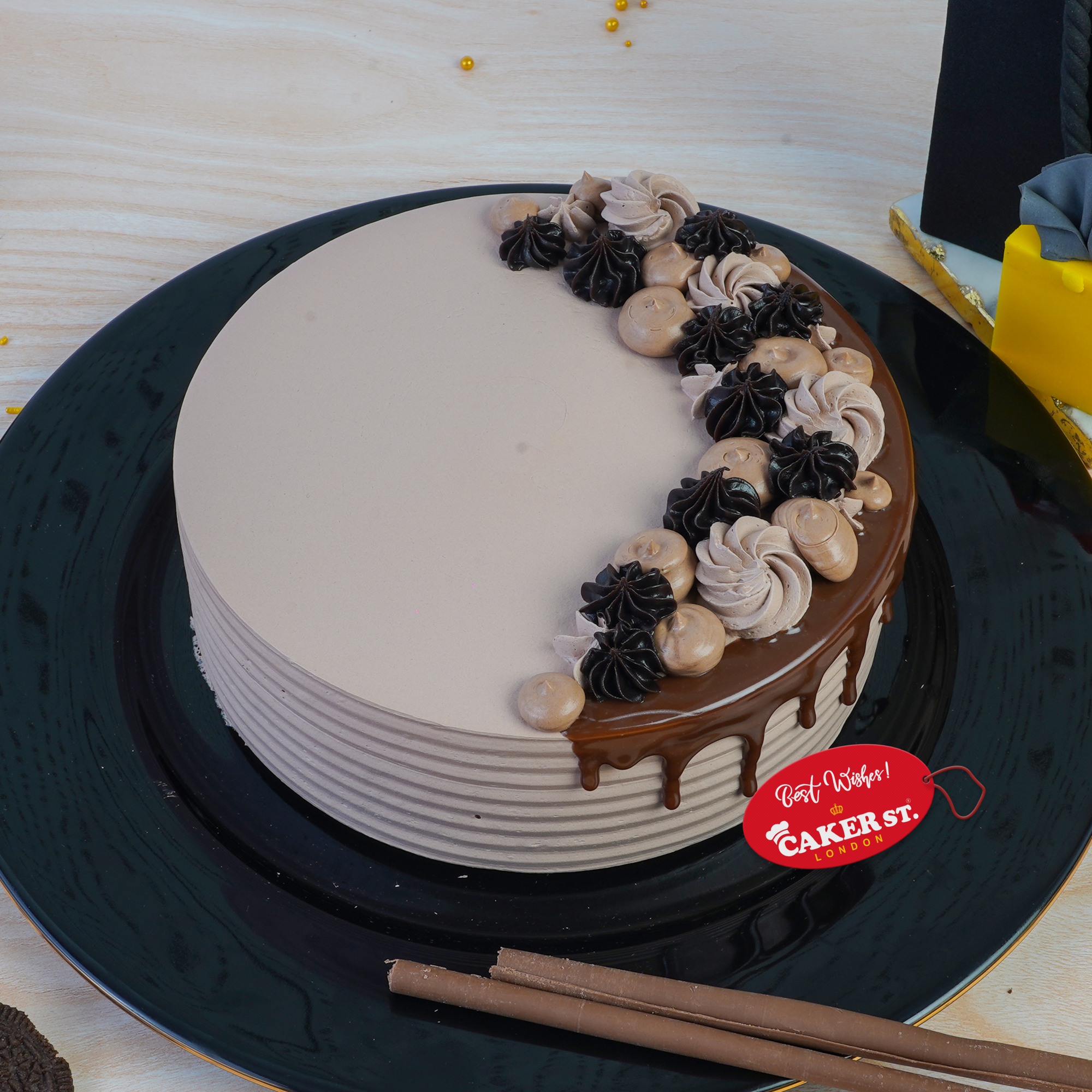 Elegant Drip Celebration Cake