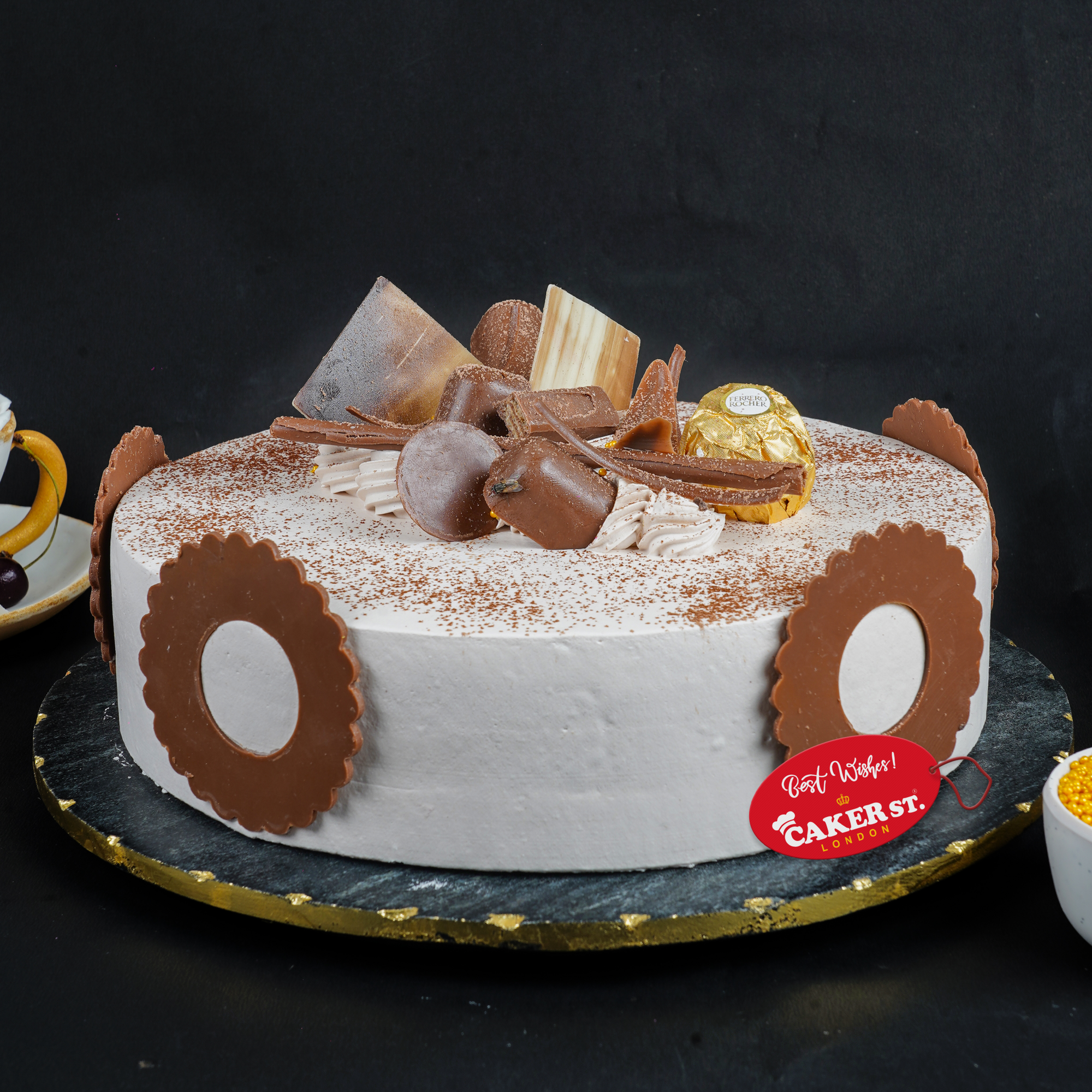 Elegant Chocolate Indulgence Birthday Cake