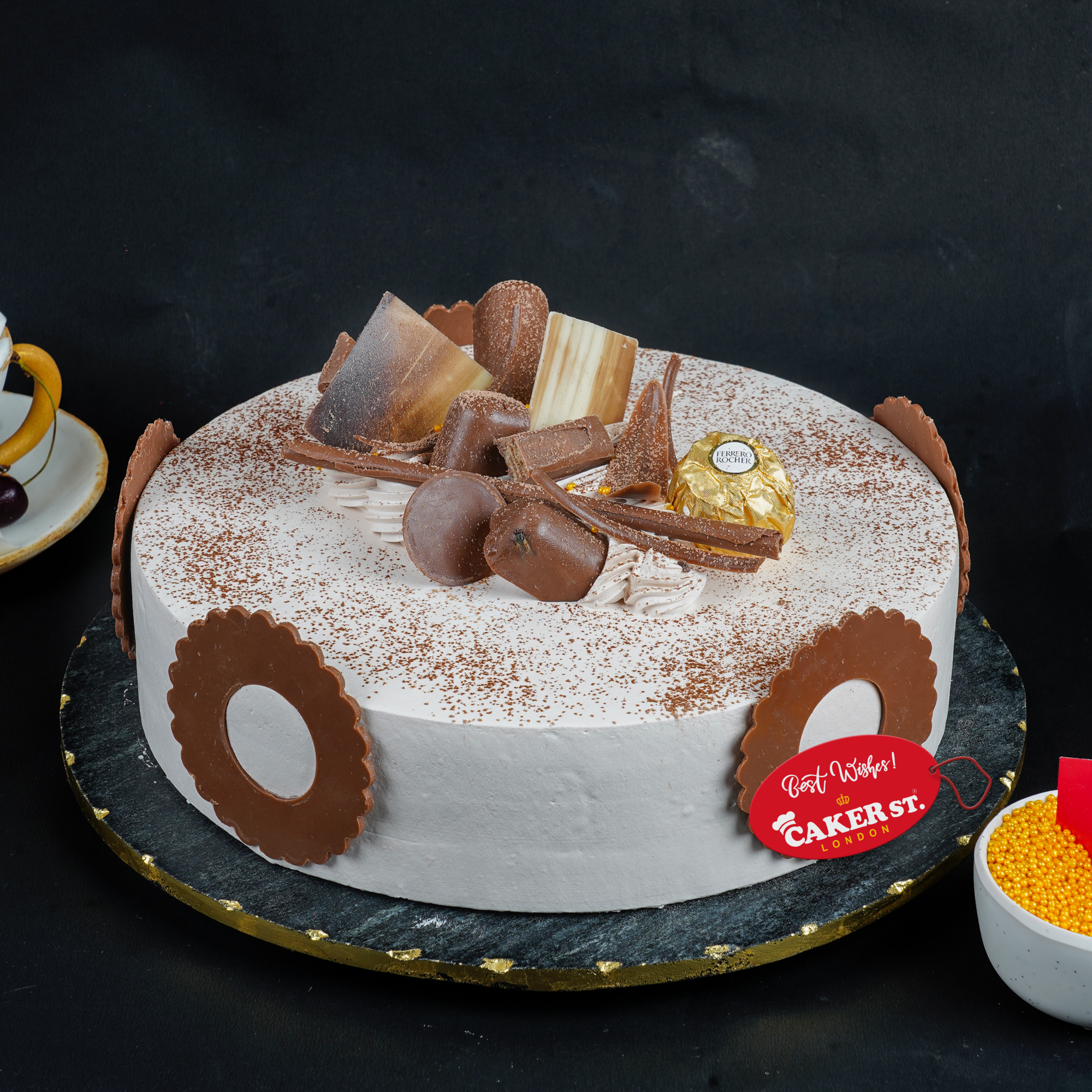 Elegant Chocolate Indulgence Birthday Cake