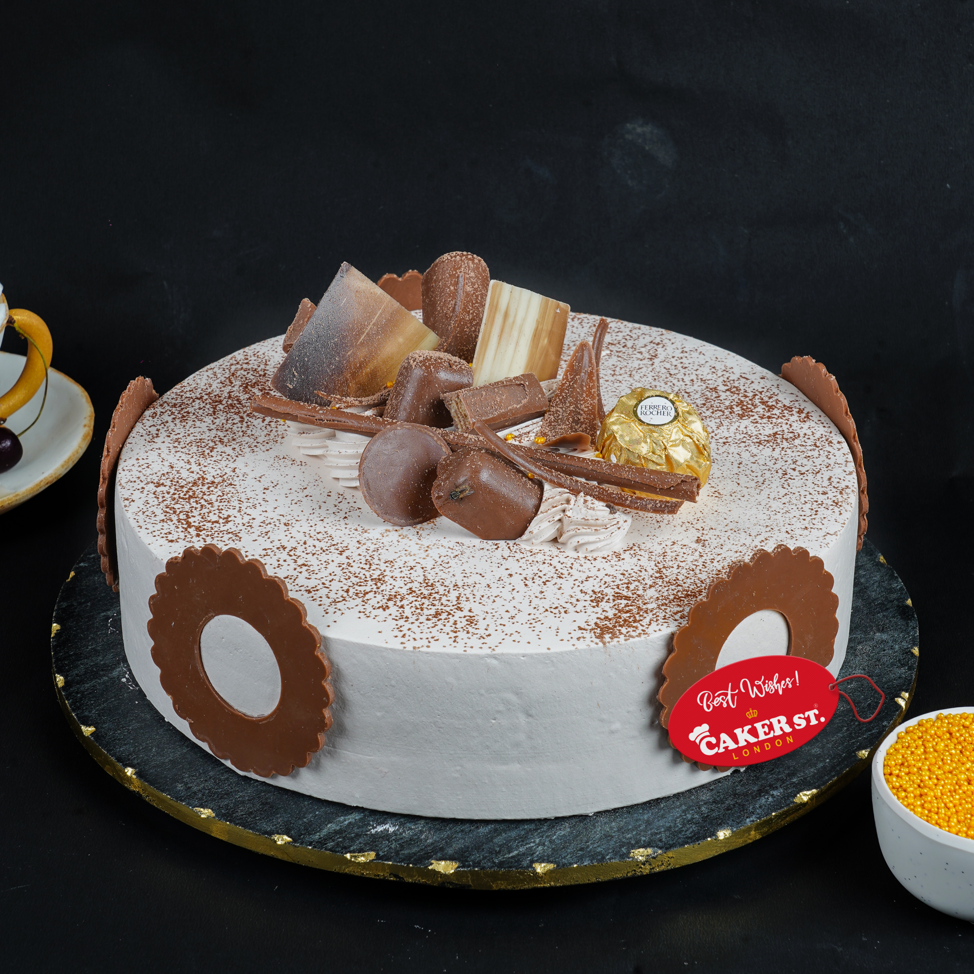 Elegant Chocolate Indulgence Birthday Cake