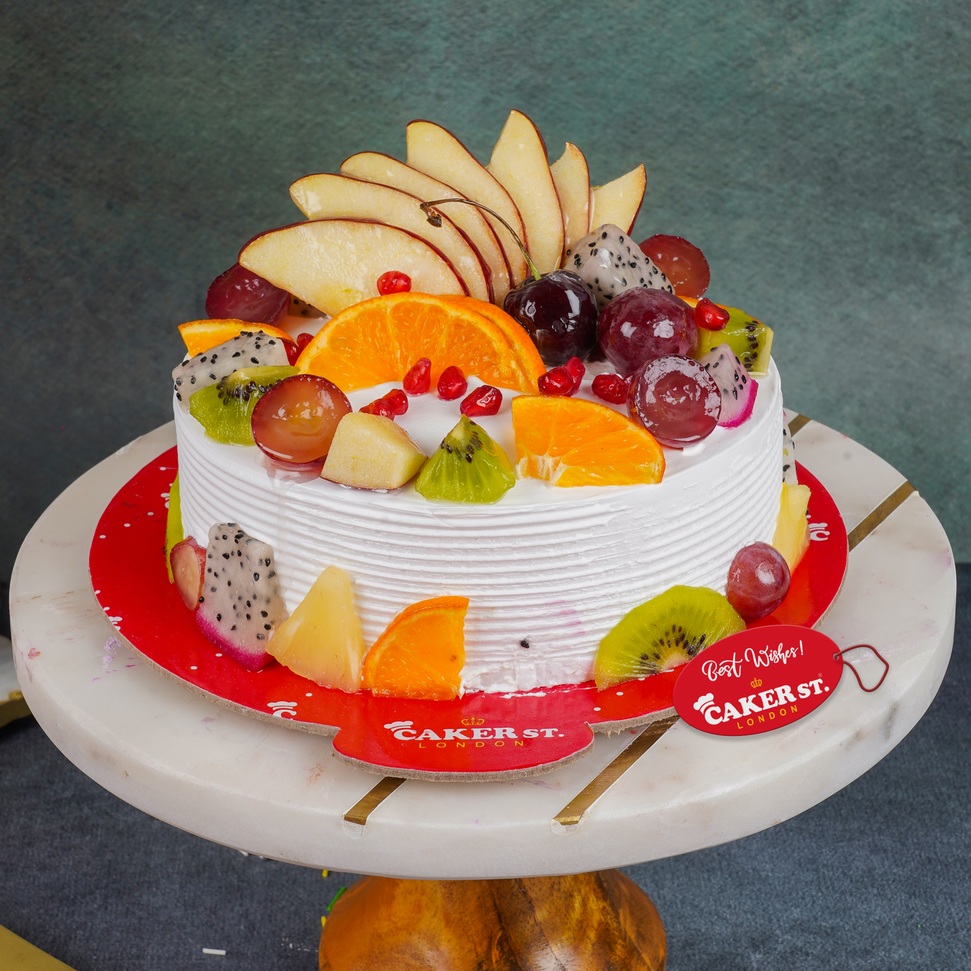Fresh Fruit Birthday Cake