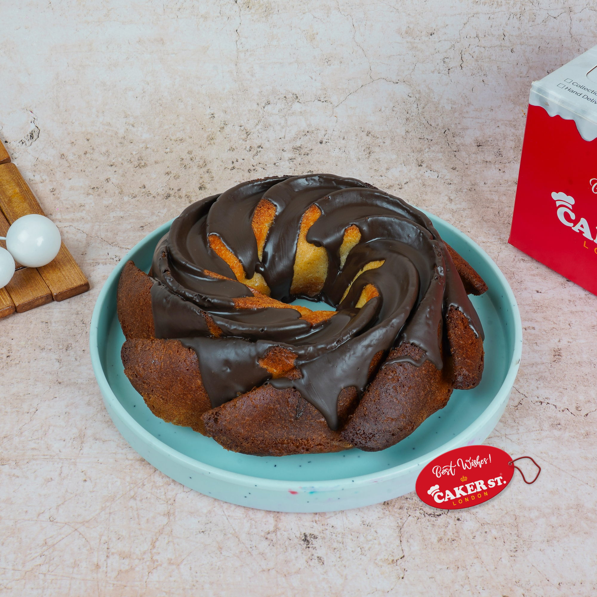 Classic Chocolate Bundt Birthday Cake