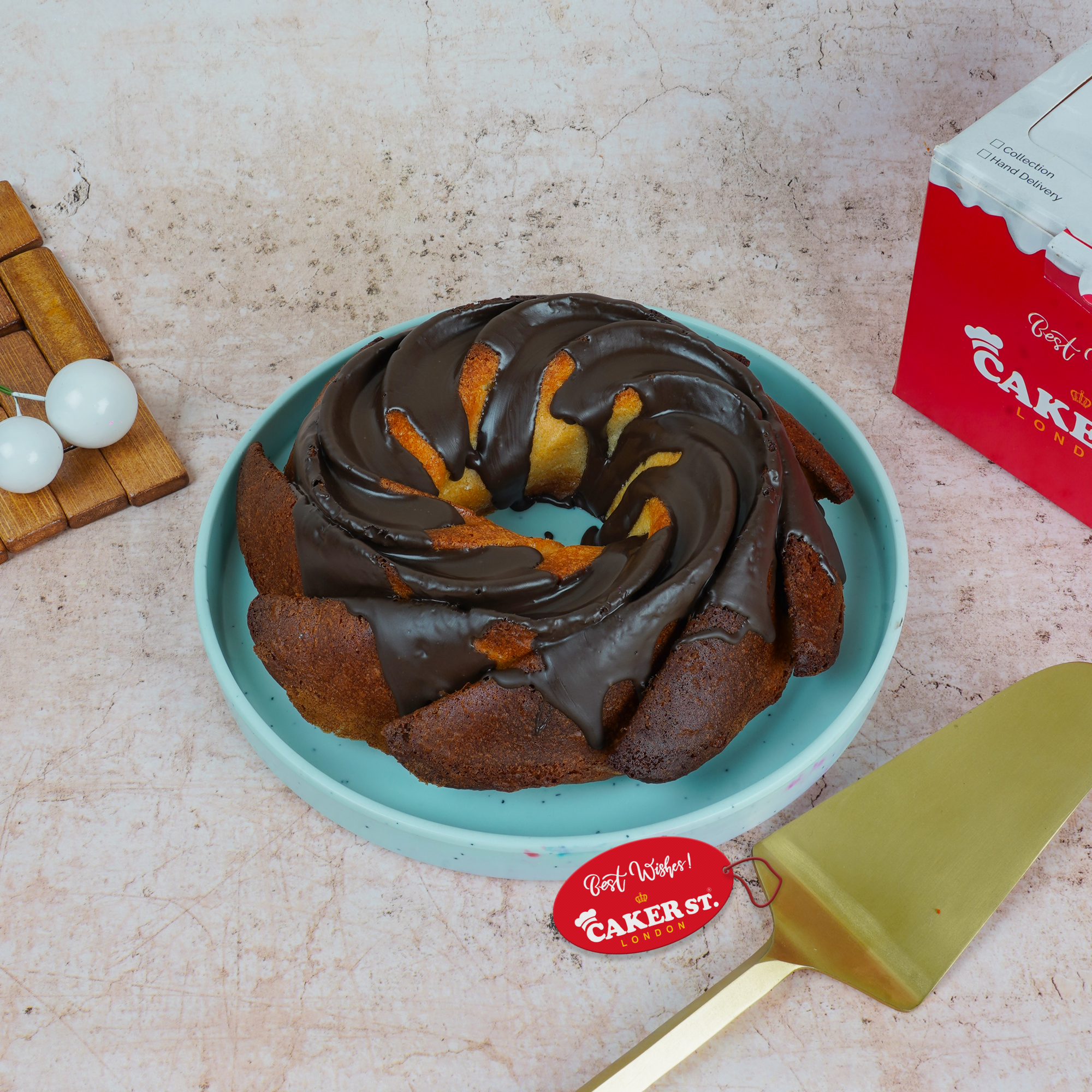 Classic Chocolate Bundt Birthday Cake