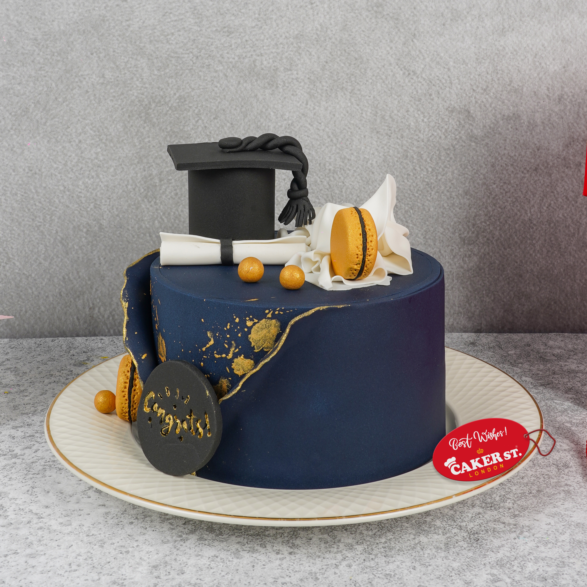 Elegant Graduation Cake