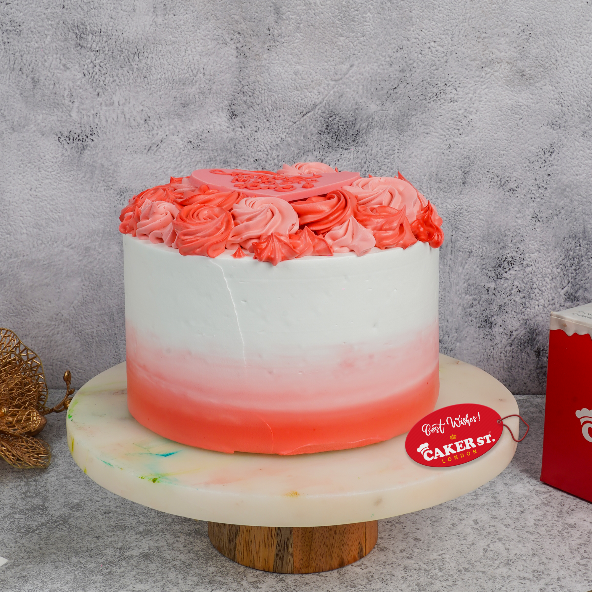 Happy Mother's Day Rosette Cake