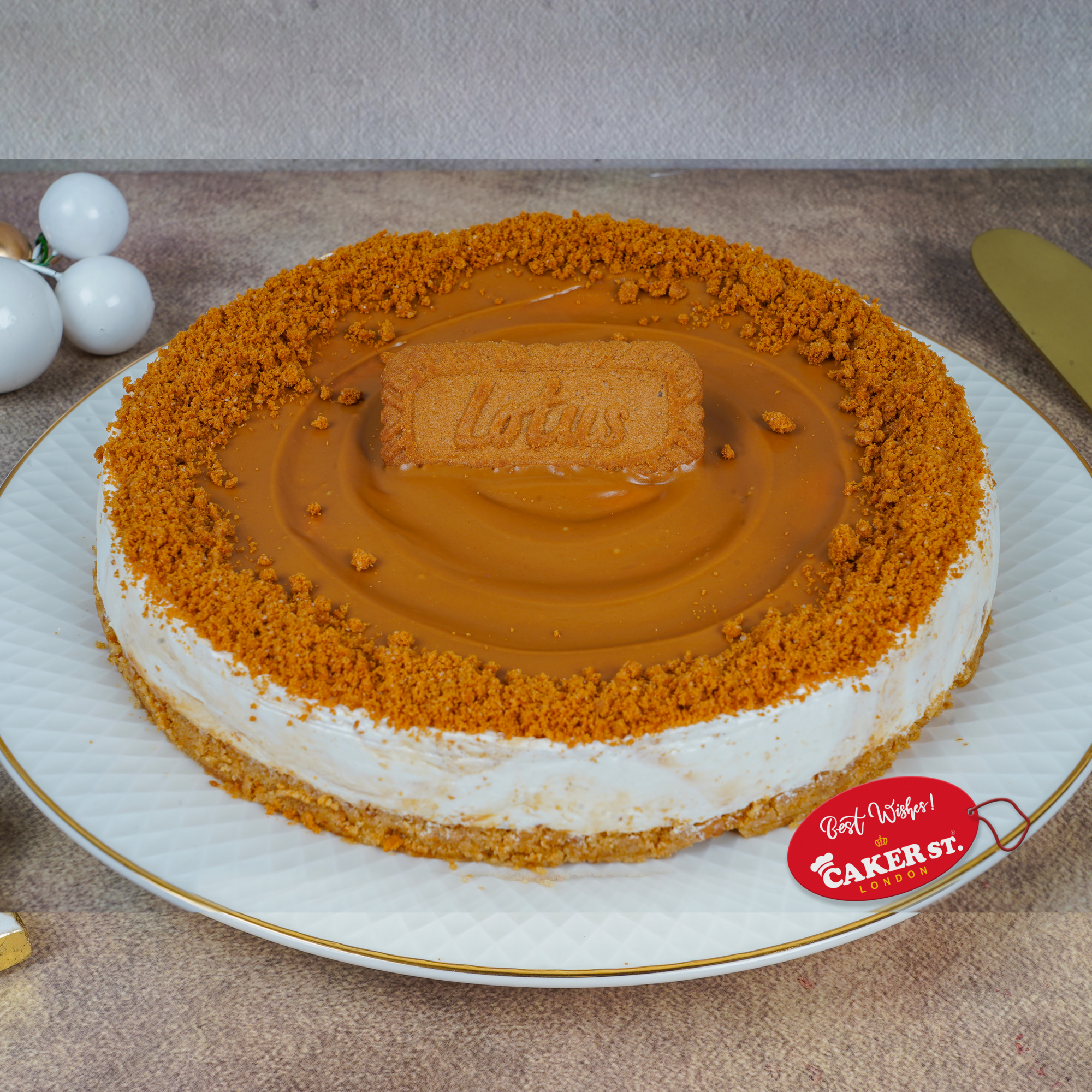 Lotus Biscoff Birthday Cake