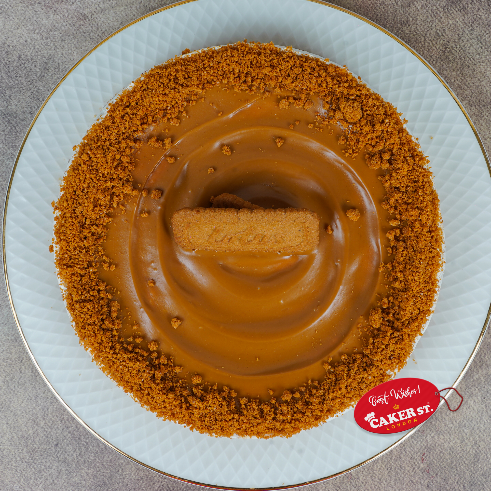 Lotus Biscoff Birthday Cake