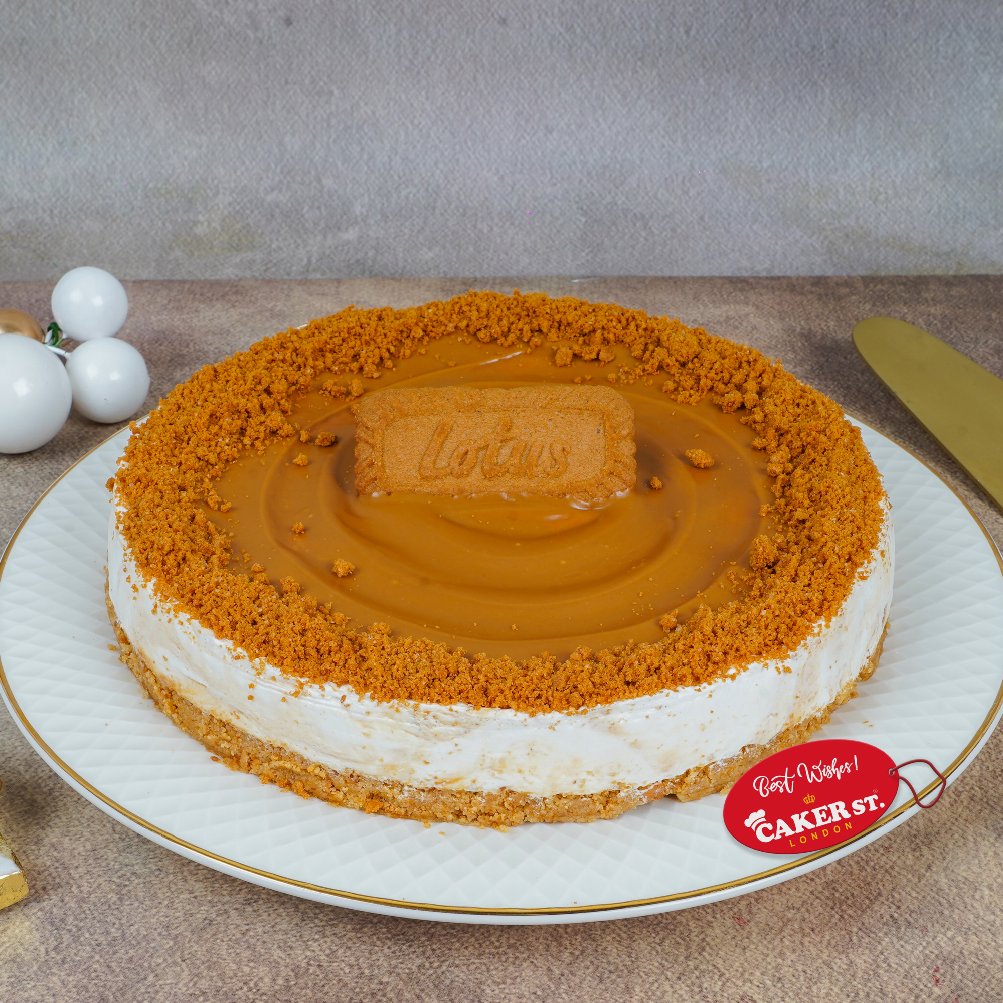 Lotus Biscoff Birthday Cake