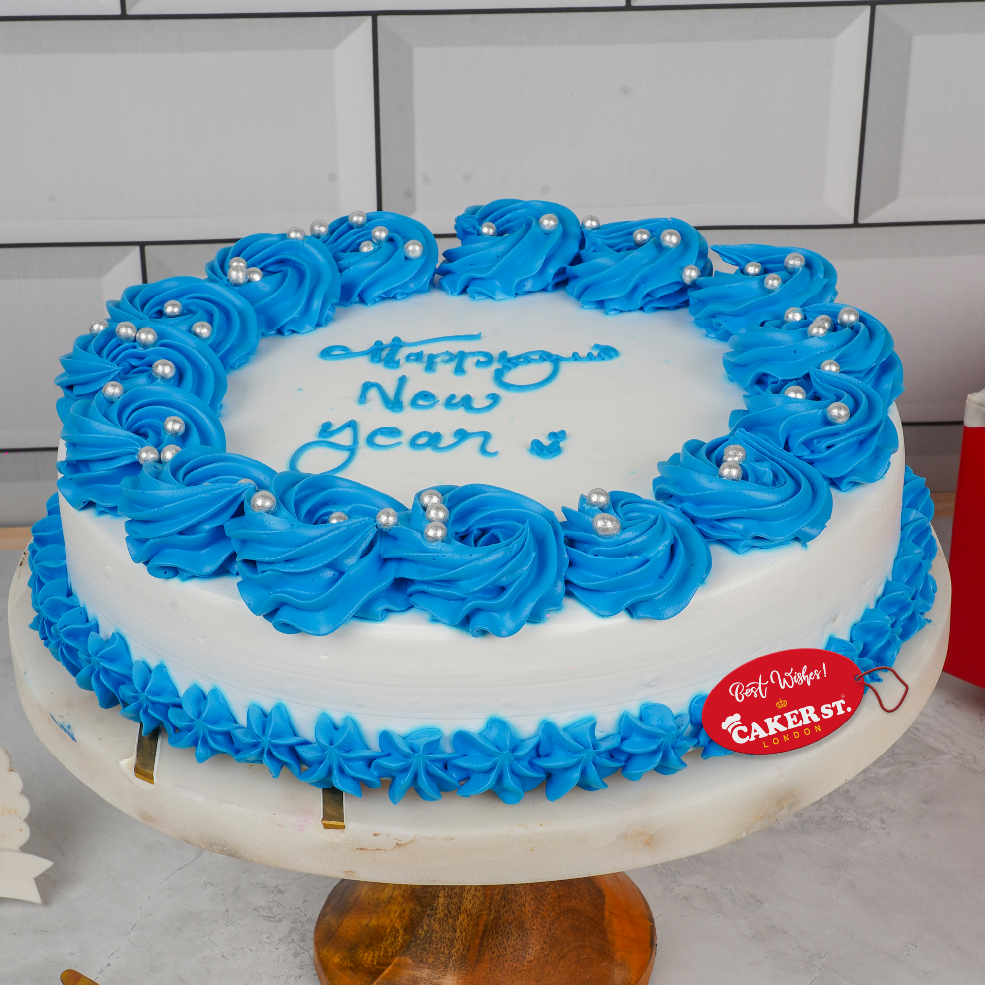 Happy New Year Celebration Cake