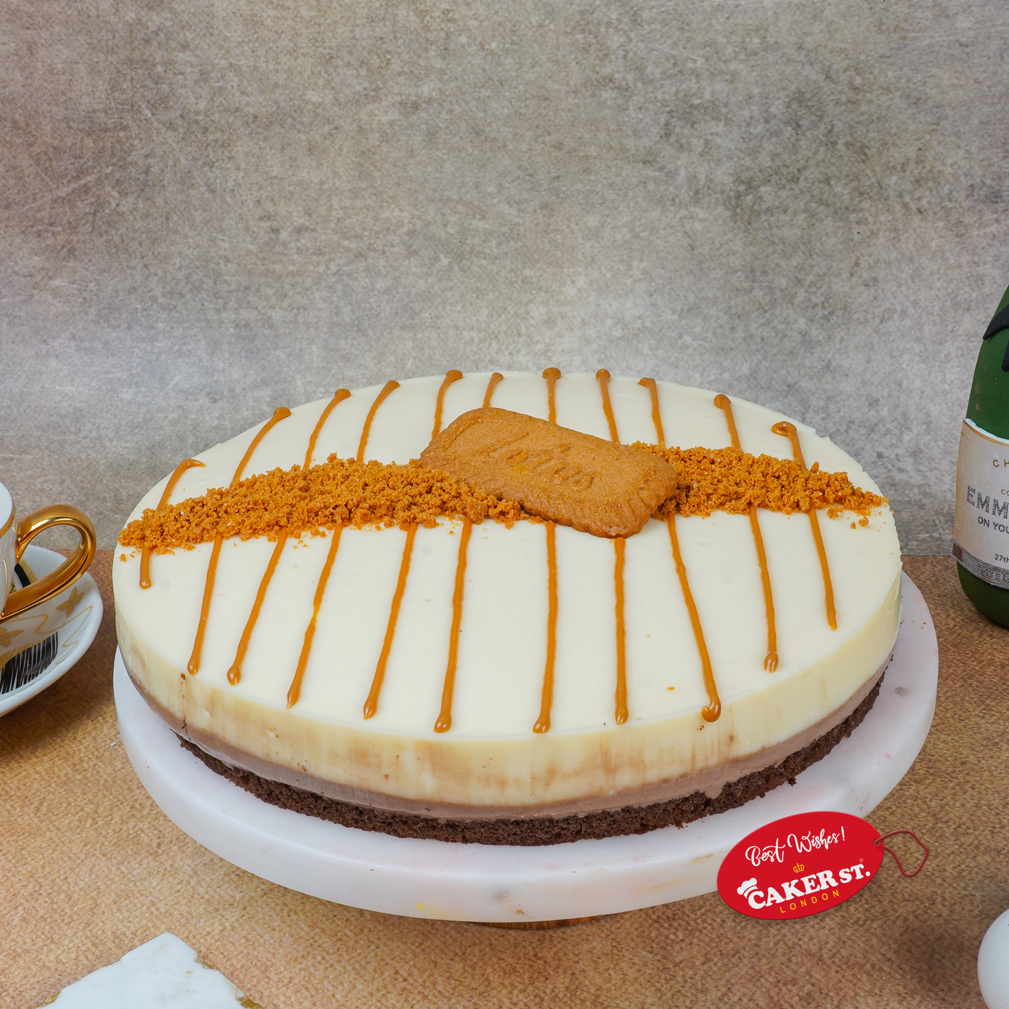 Lotus Biscoff Celebration Cake