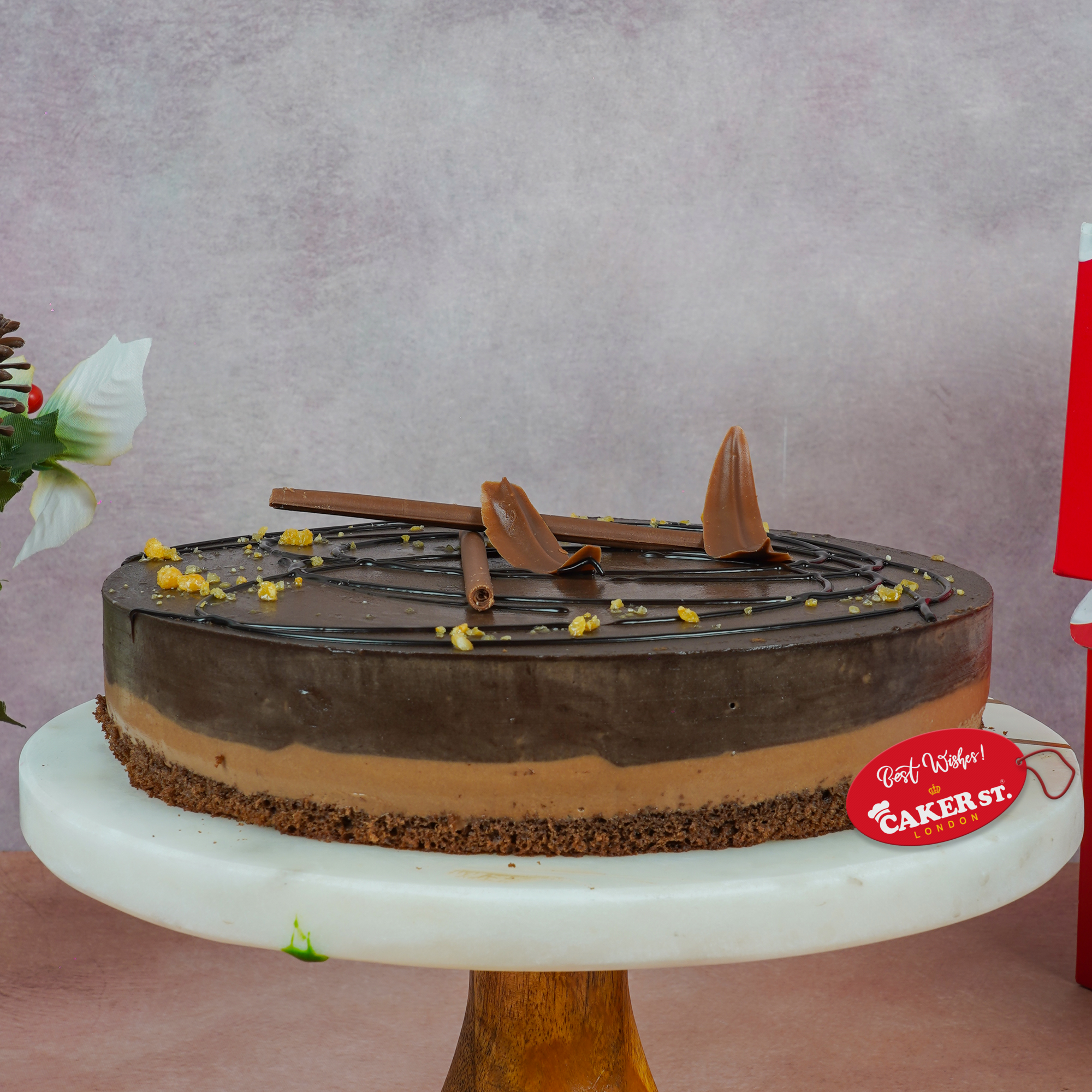 Decadent Layered Chocolate Birthday Cake