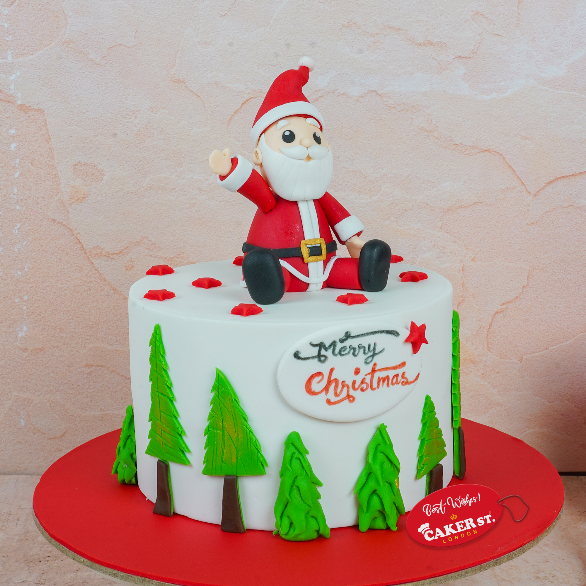 Santa Claus Christmas Cake