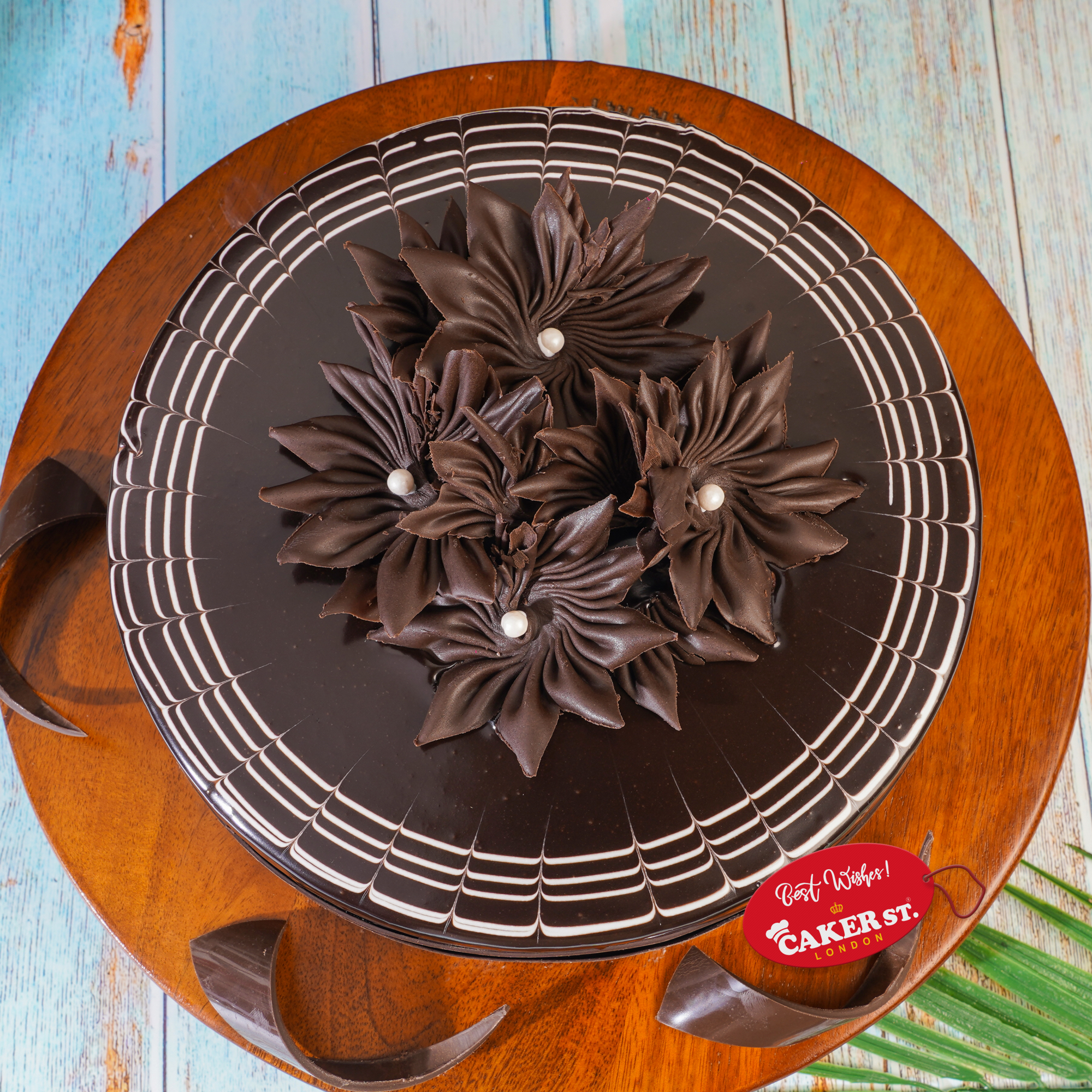 Elegant Chocolate Birthday Cake