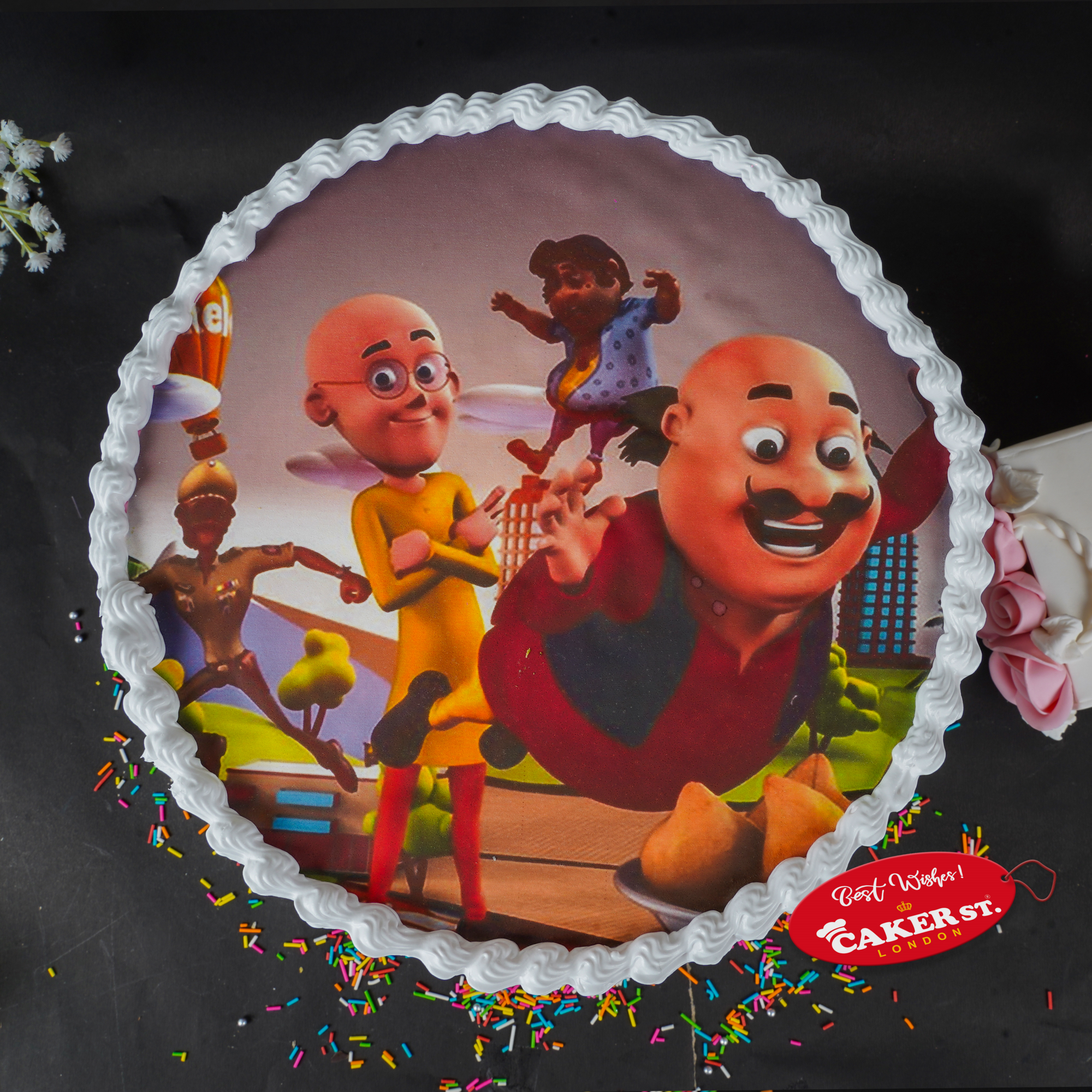 Motu Patlu Birthday Cake