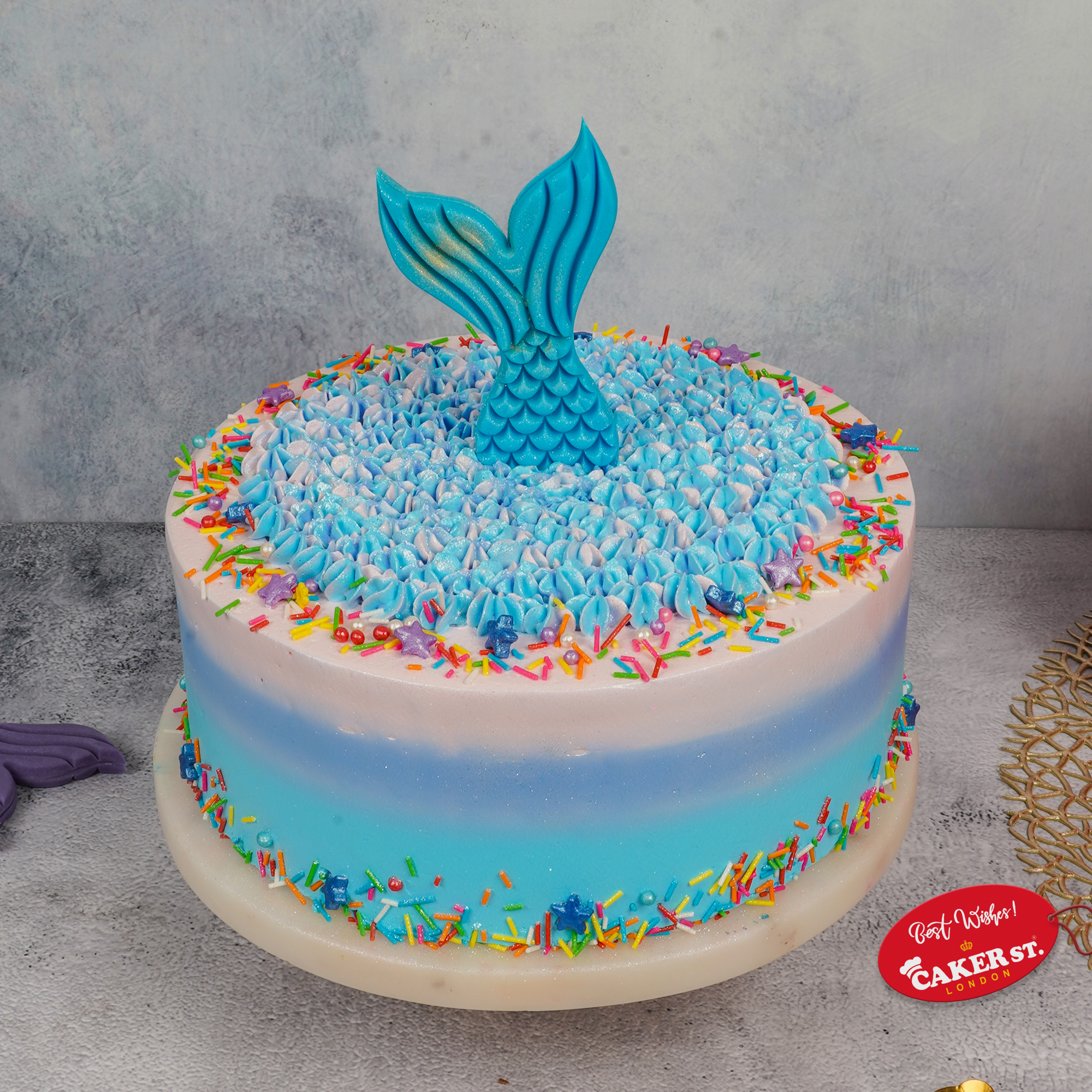 Mermaid Birthday Cake for Girls