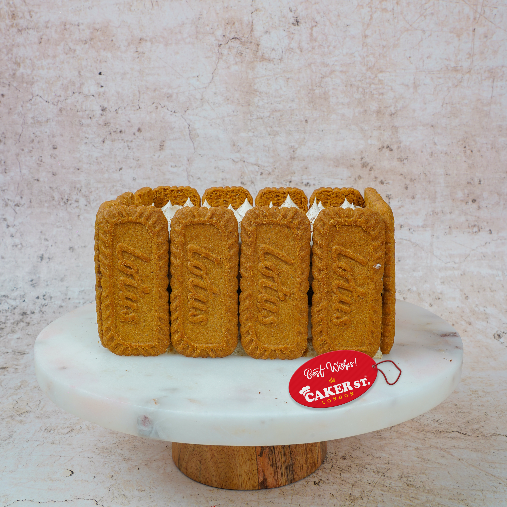 Fresh Cream Biscuit Birthday Cake