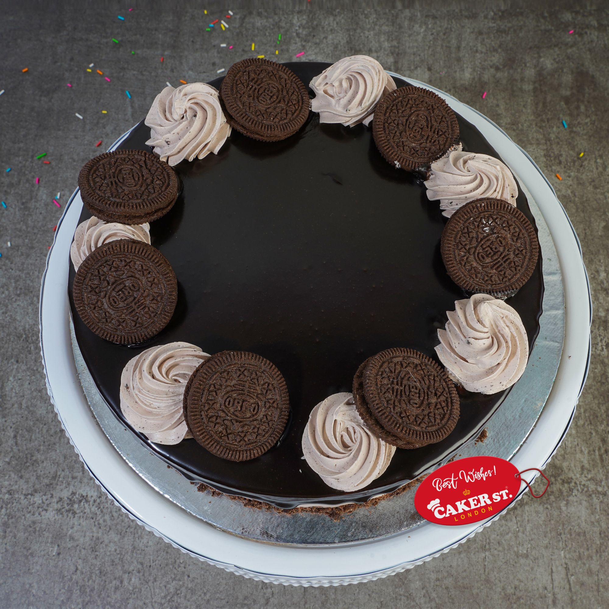 Oreo Chocolate Drip Birthday Cake