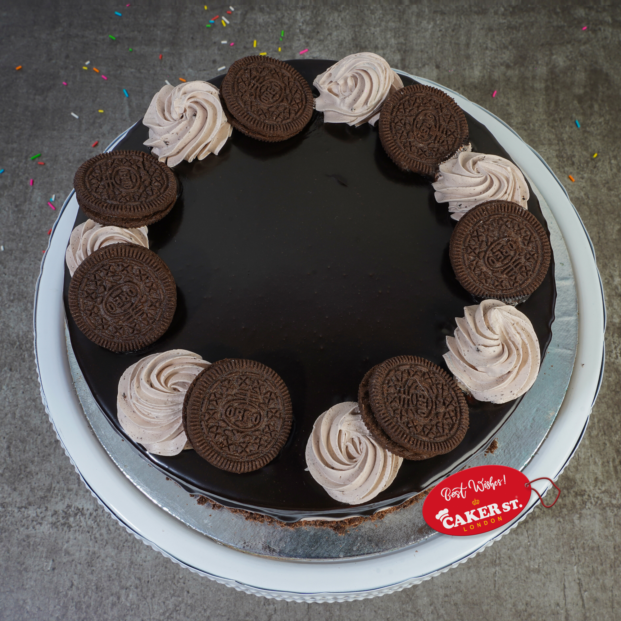 Oreo Chocolate Drip Birthday Cake