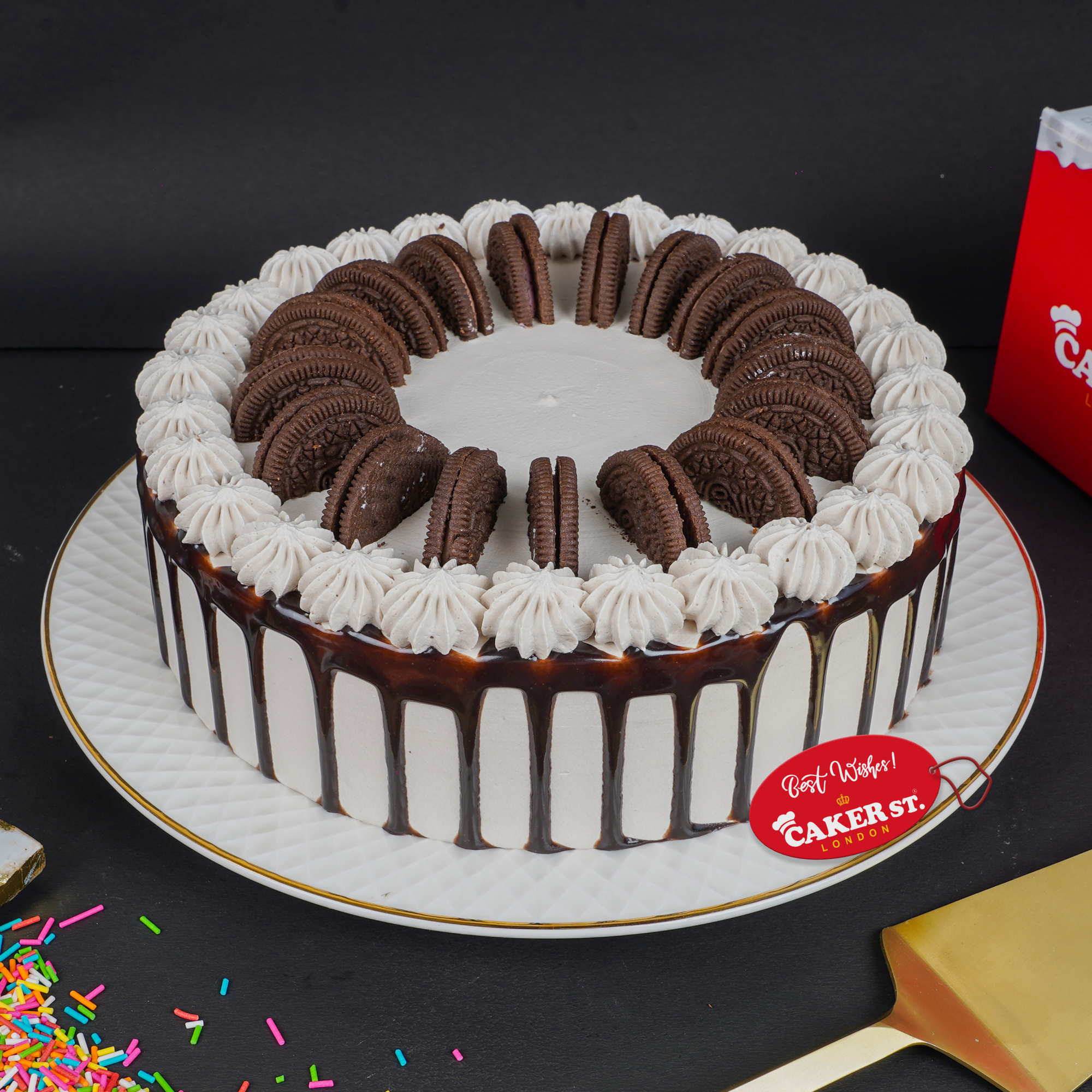 Oreo Drip Birthday Cake