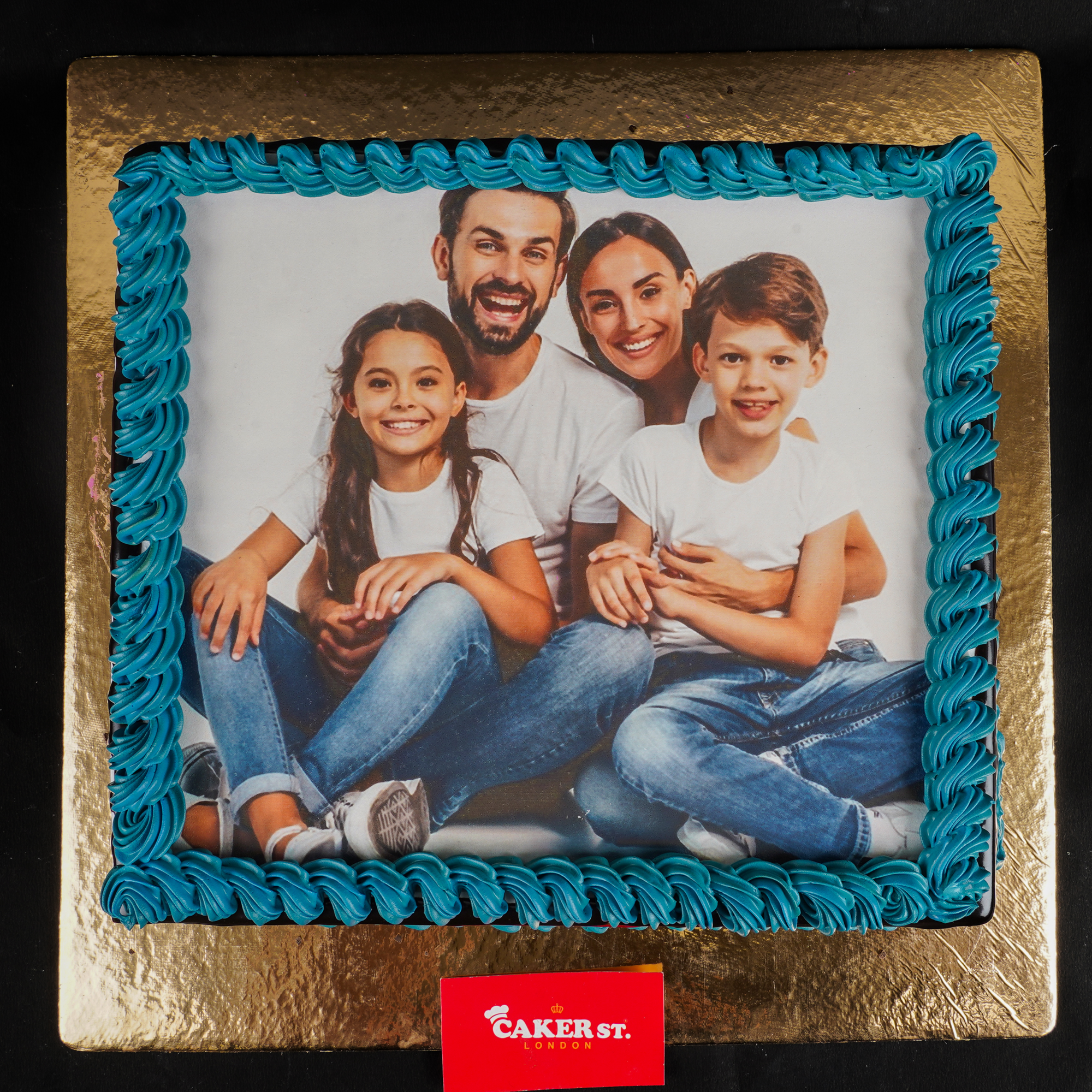 Photo Birthday Cake with Custom Image