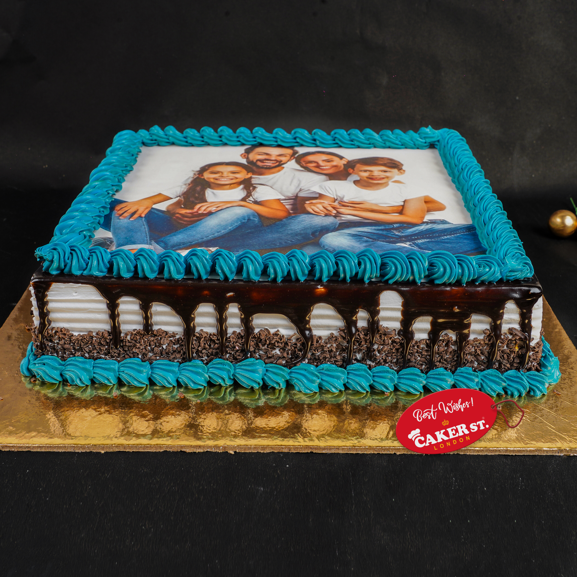 Photo Birthday Cake with Custom Image
